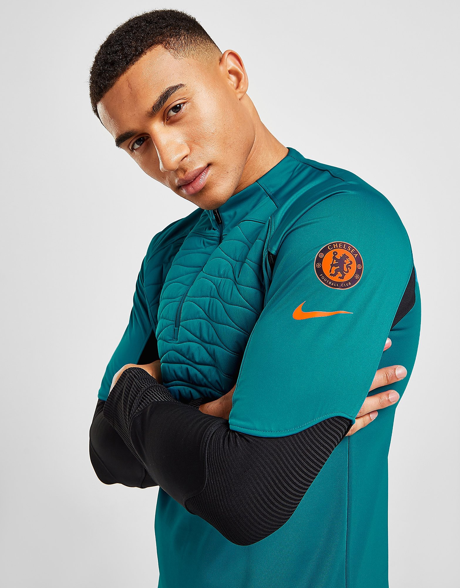 

Nike Chelsea FC Winter Warrior Strike Drill Top - Blue - Mens, Blue