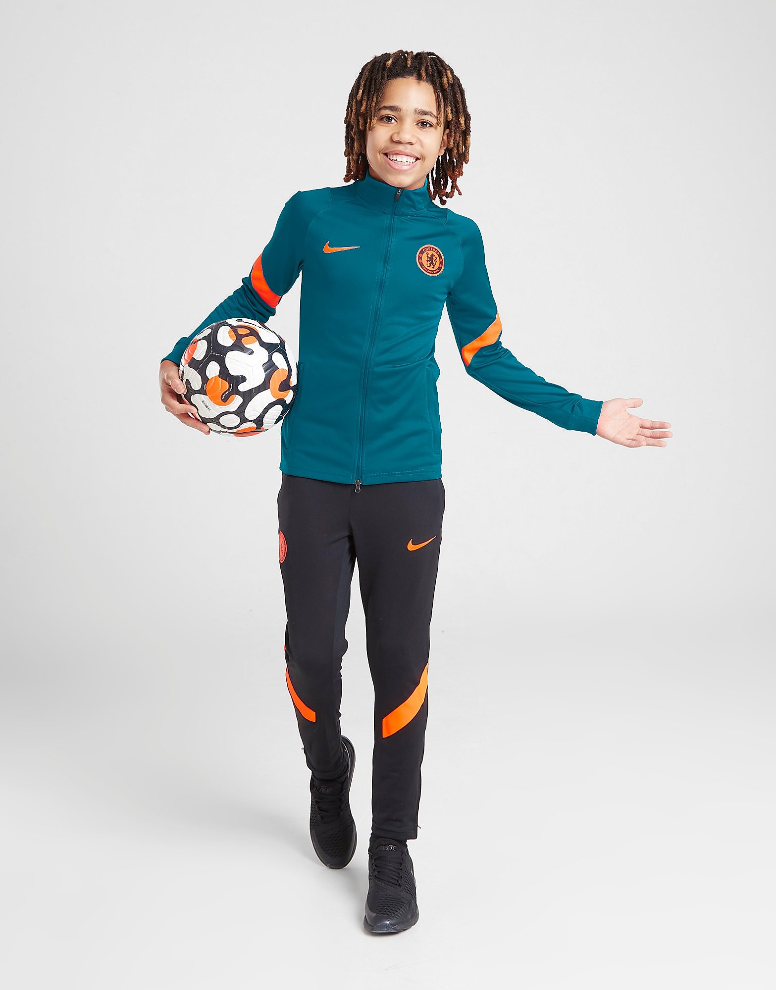 

Nike Chelsea FC Strike Tracksuit Junior - Blue - Kids, Blue