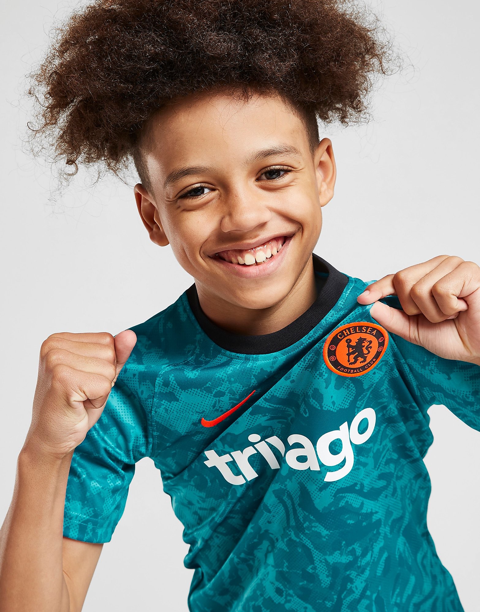 

Nike Chelsea FC Champions League Pre-Match Shirt Junior - Blue - Kids, Blue