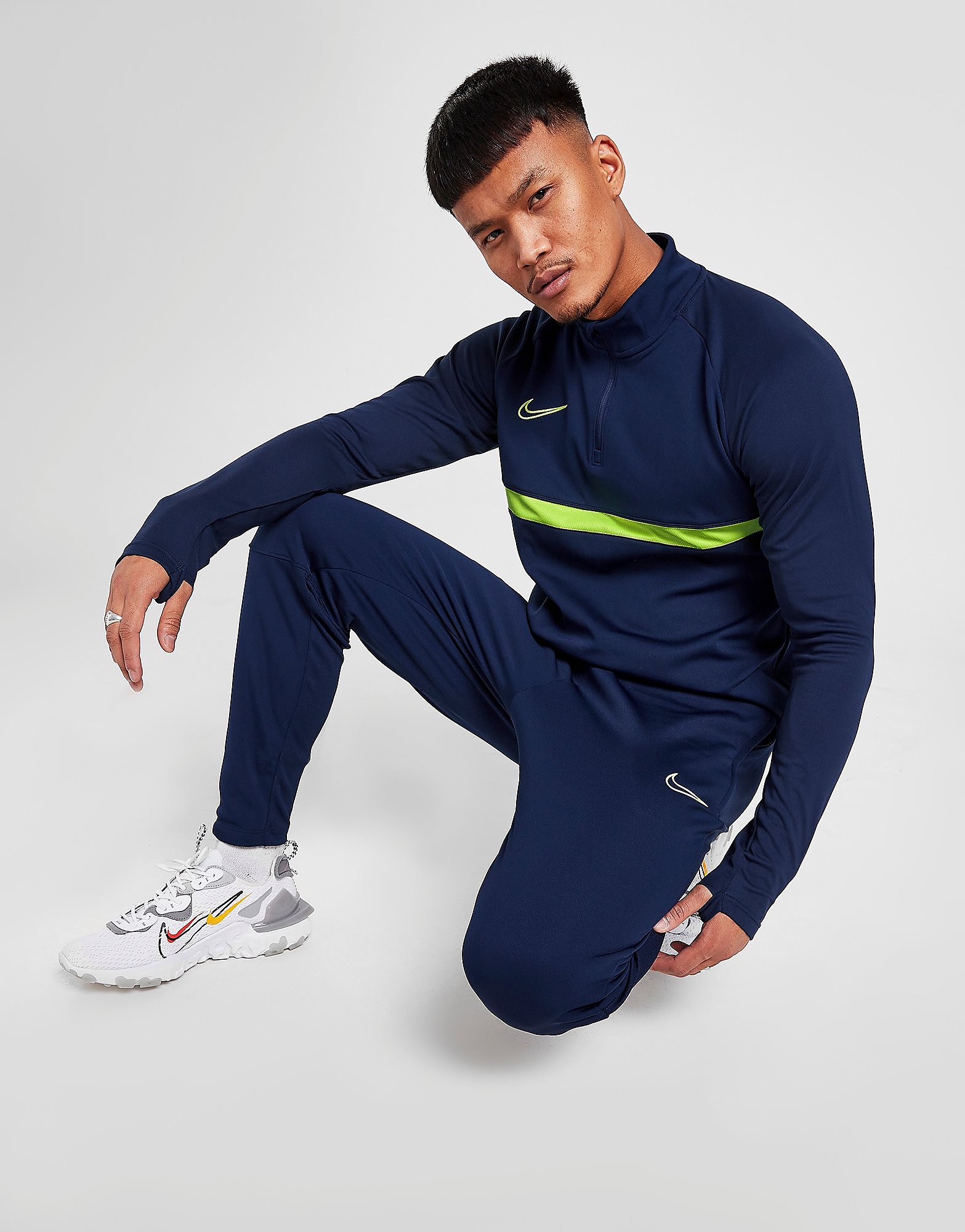 

Nike Academy 1/4 Zip Track Top - Only at JD - Blue - Mens, Blue