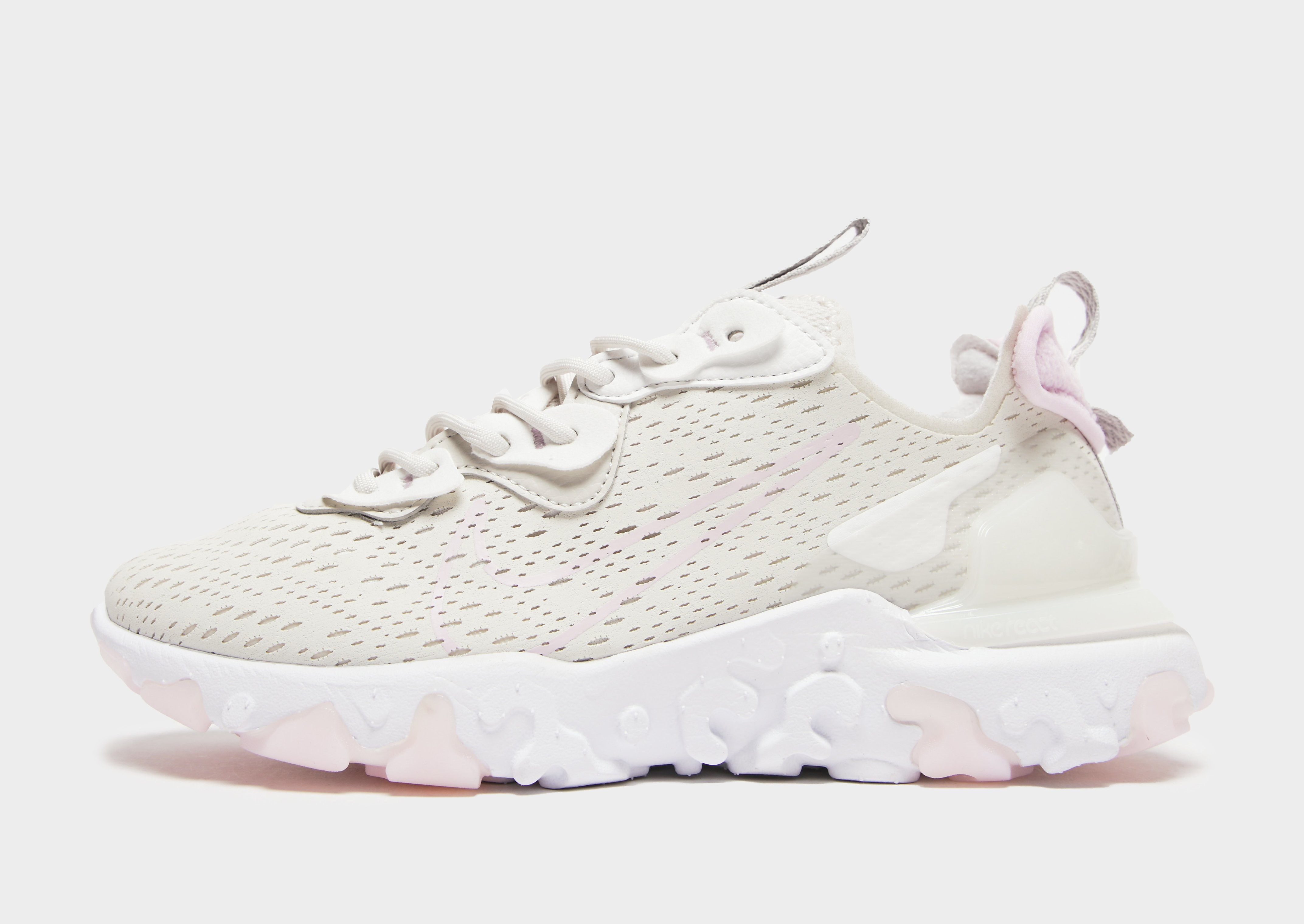 

Nike React Vision Women's - Only at JD - Light Bone/Summit White/Photon Dust/Regal Pink, Light Bone/Summit White/Photon Dust/Regal Pink