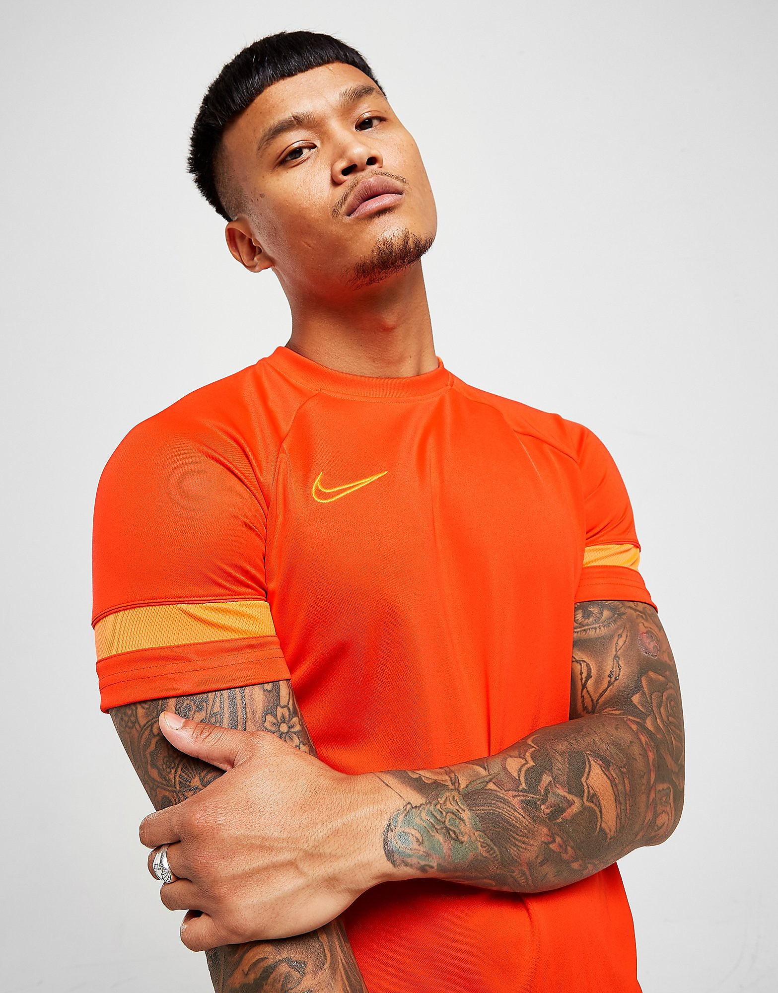 

Nike Academy Essential T-Shirt - Orange - Mens, Orange