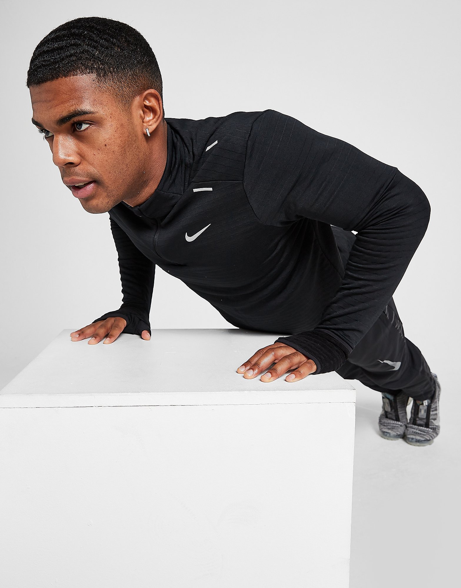 

Nike Repel Element 1/4 Zip Top - Black - Mens, Black