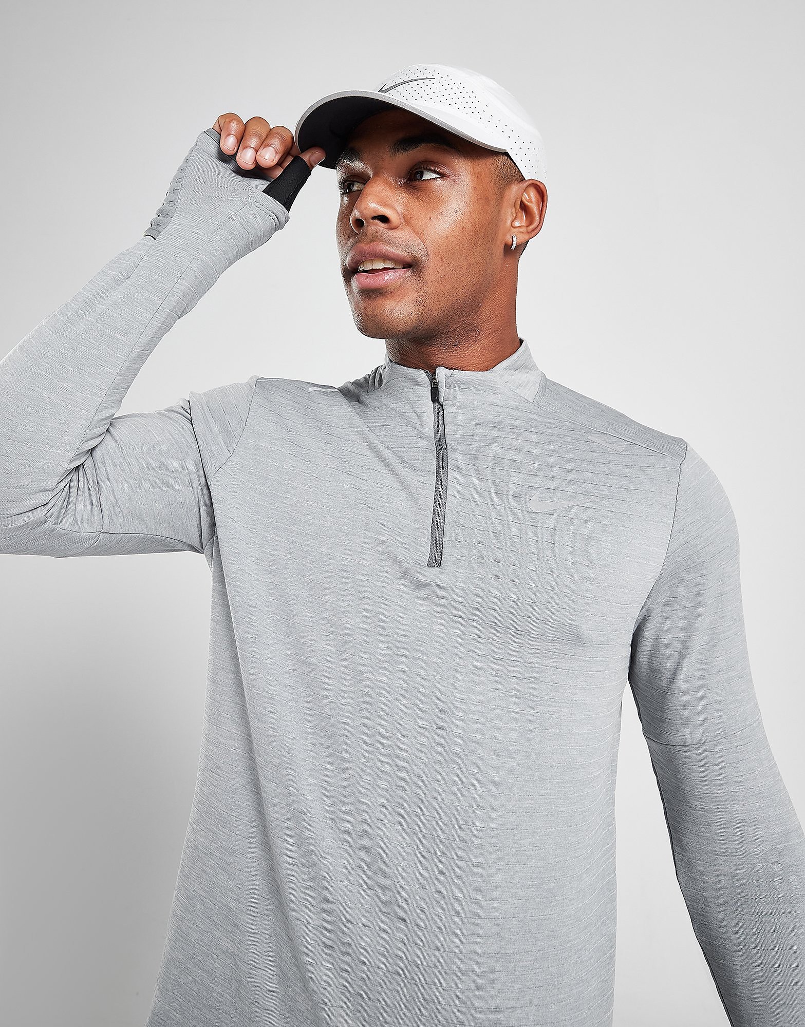 

Nike Repel Element 1/4 Zip Top - Smoke Grey/Grey Fog/Heather - Mens, Smoke Grey/Grey Fog/Heather