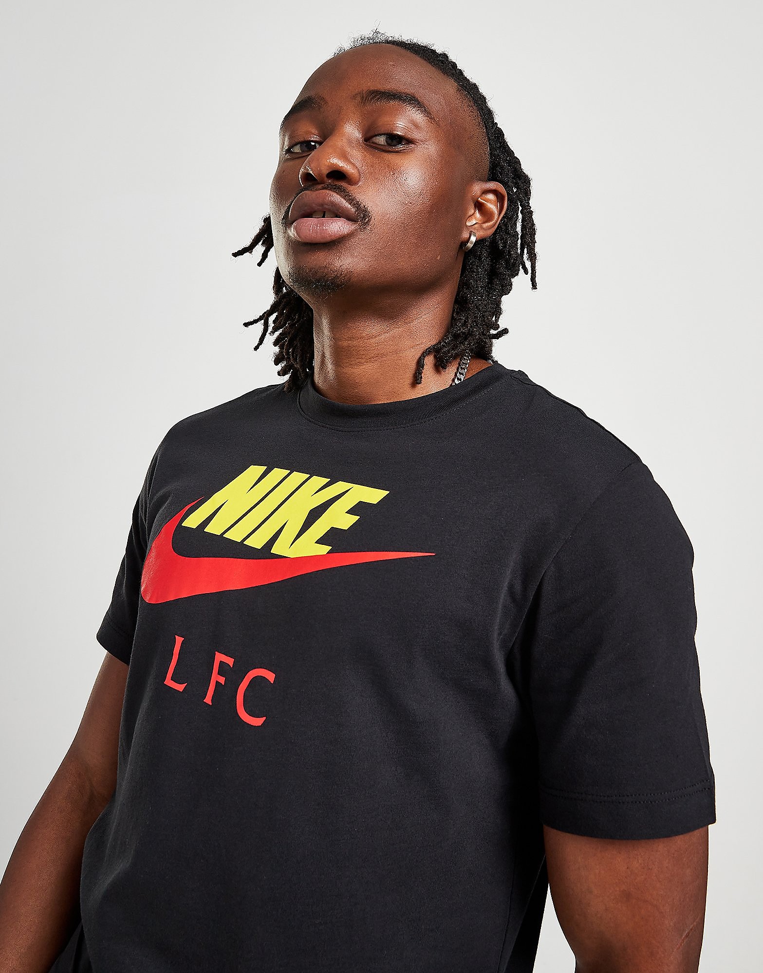 

Nike Liverpool FC Futura T-Shirt - Black - Mens, Black