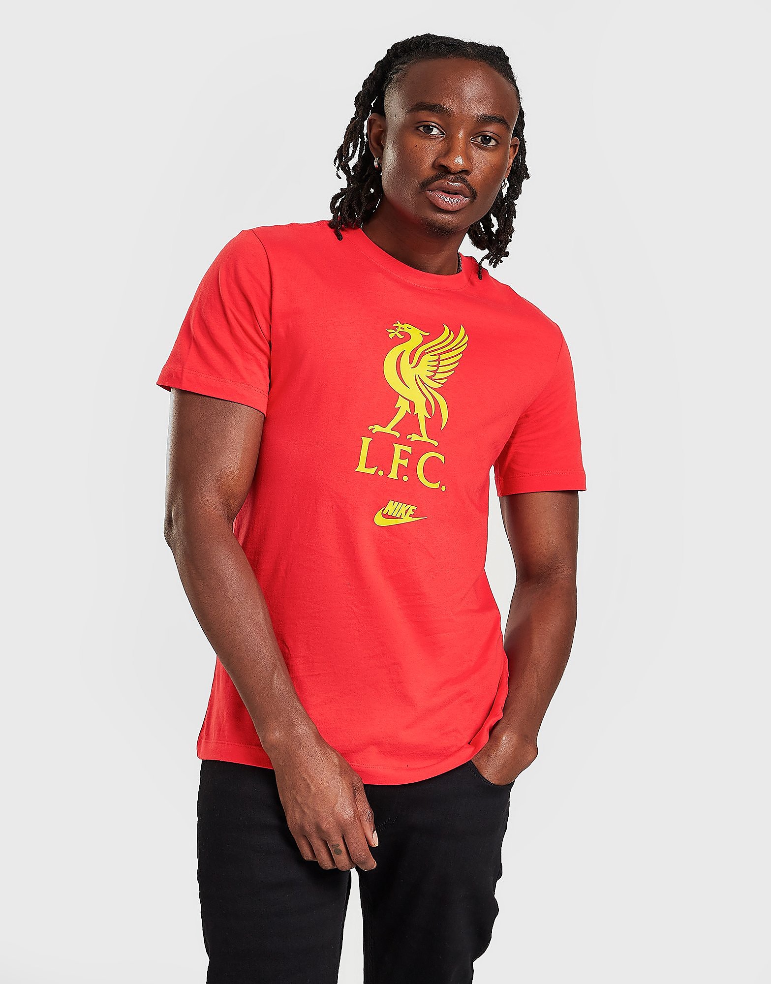 

Nike Liverpool FC Crest T-Shirt - Red - Mens, Red