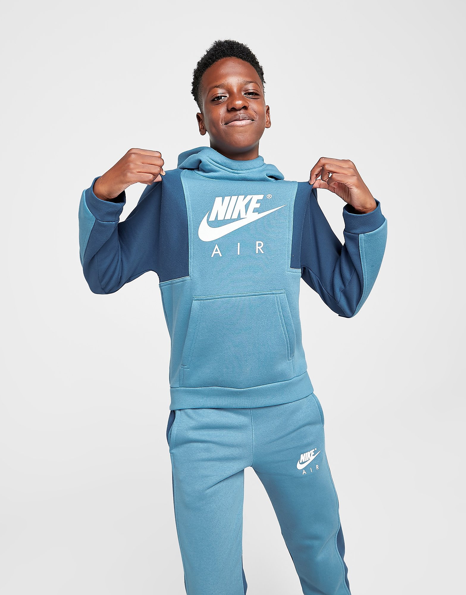

Nike Air Overhead Hoodie Junior - Dutch Blue/Court Blue/White - Kids, Dutch Blue/Court Blue/White