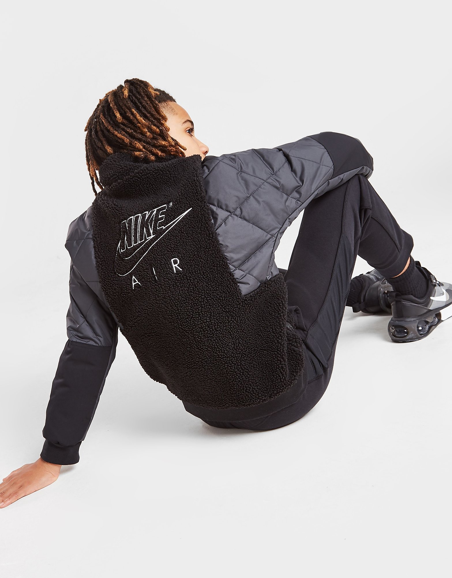 

Nike Air Winterized 1/2 Zip Top Junior - Black/Anthracite/White - Kids, Black/Anthracite/White