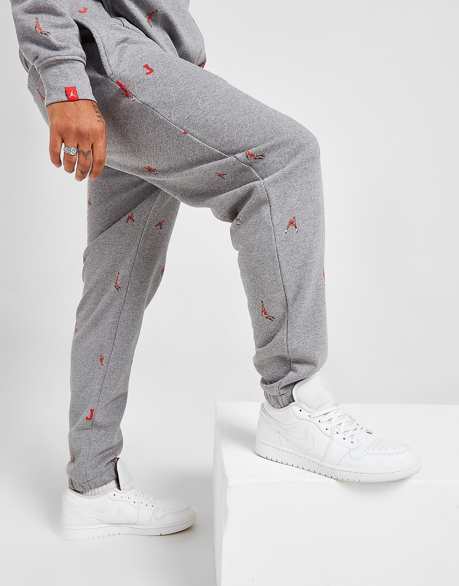 

Jordan Statement Allover Print Joggers - Carbon Heather - Mens, Carbon Heather
