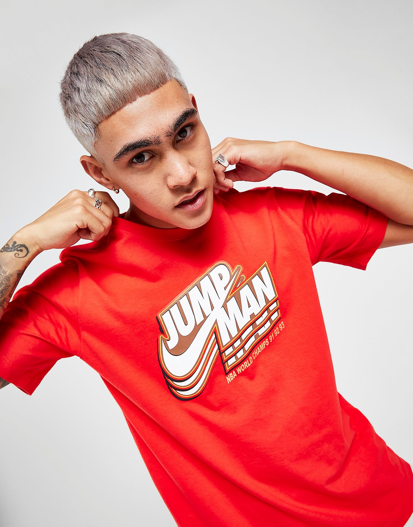 

Jordan Jumpman Graphic T-Shirt - Chile Red/Metallic Gold, Chile Red/Metallic Gold