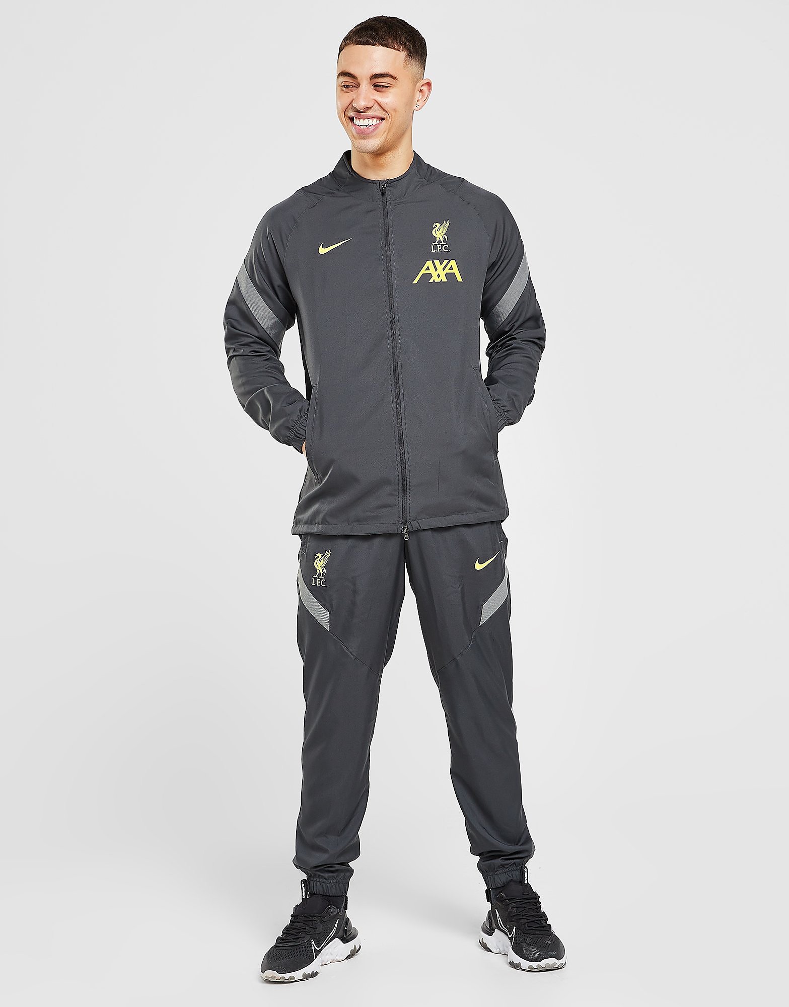 

Nike Liverpool FC Strike Tracksuit - Grey - Mens, Grey