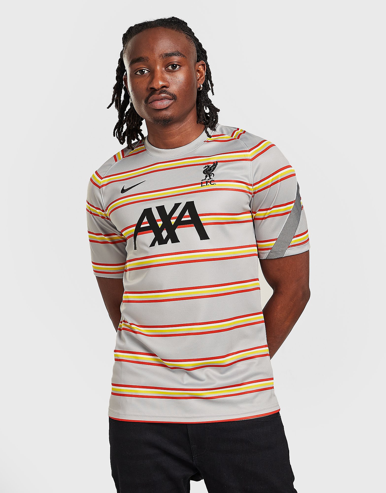 

Nike Liverpool FC Pre Match Shirt - Grey - Mens, Grey