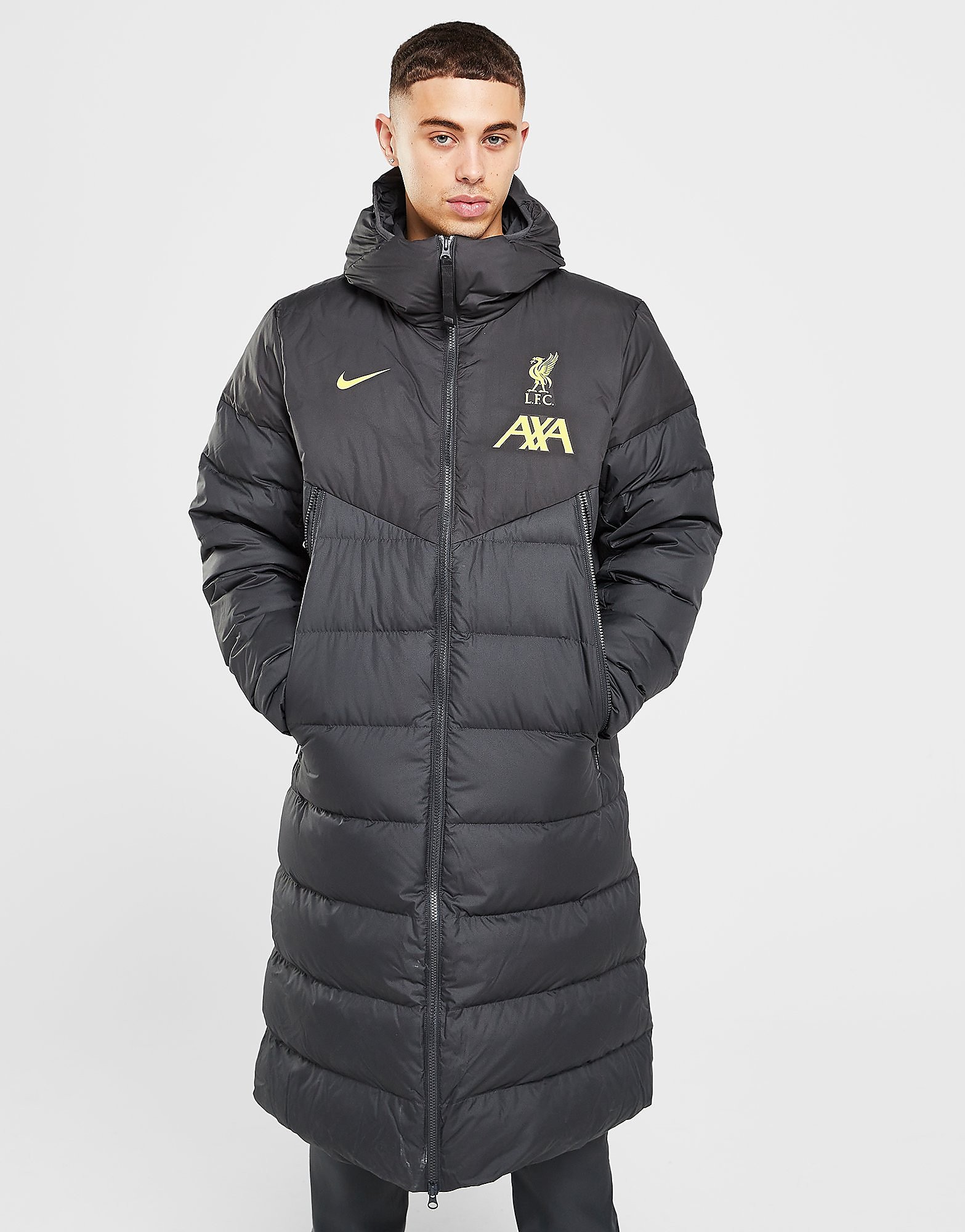 

Nike Liverpool FC Stike Bench Jacket - Black - Mens, Black