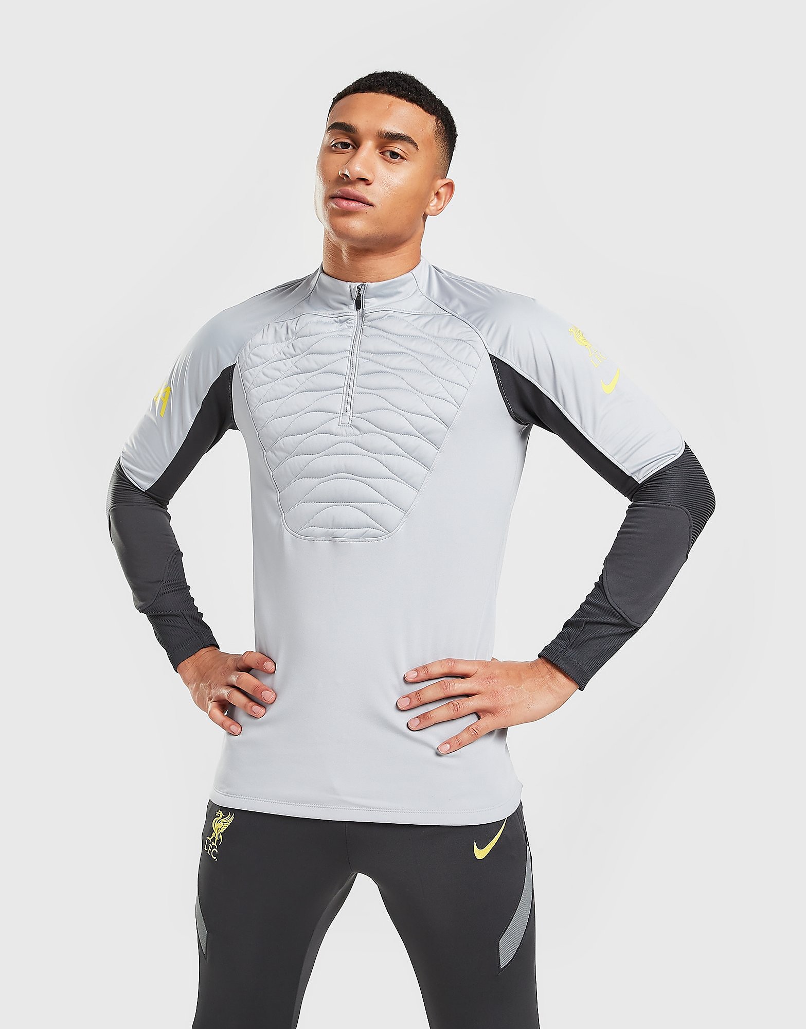 

Nike Liverpool FC Strike Winter Warrior Drill Top - Grey - Mens, Grey