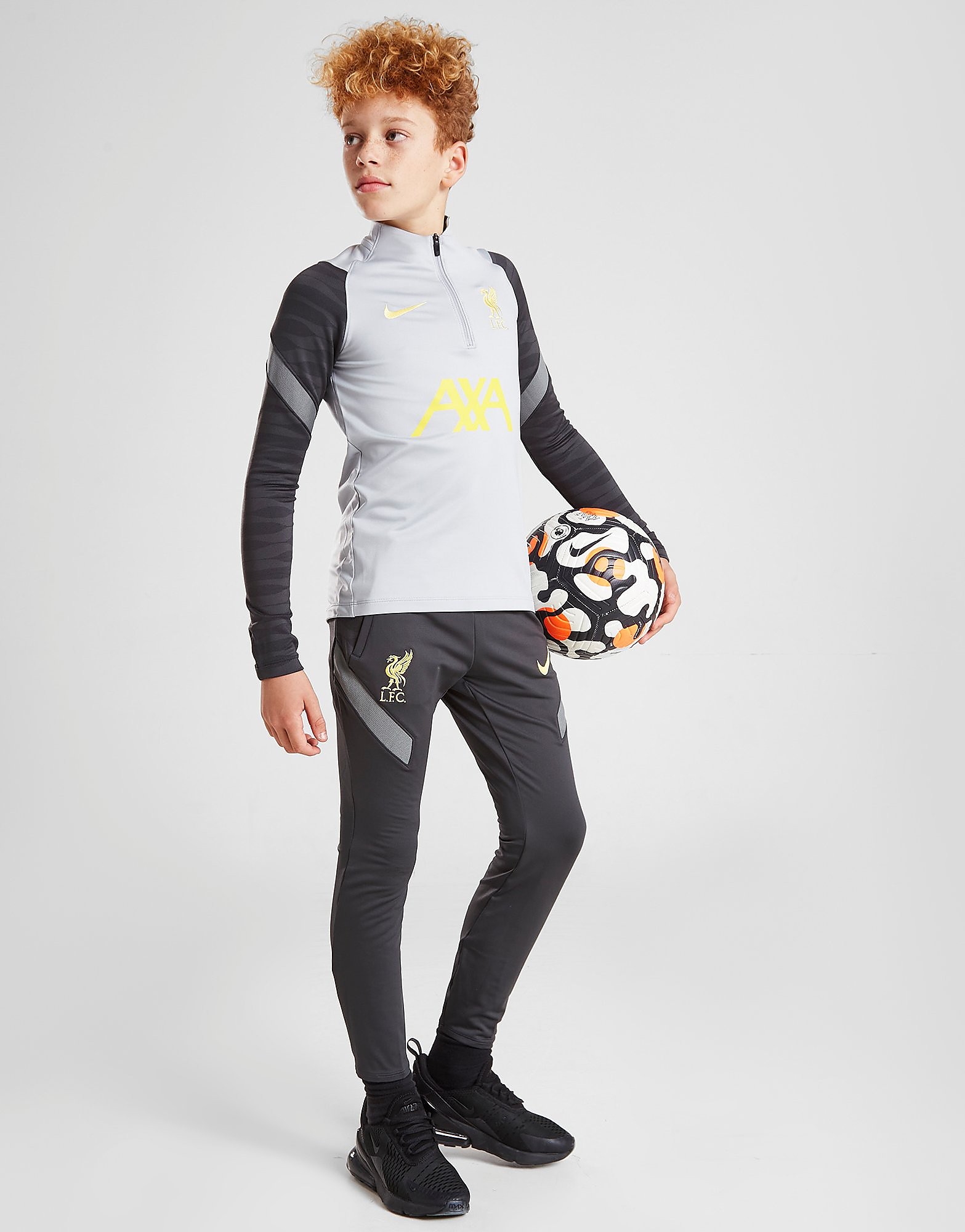 

Nike Liverpool FC Stirke Drill Track Pants Junior - Grey - Kids, Grey