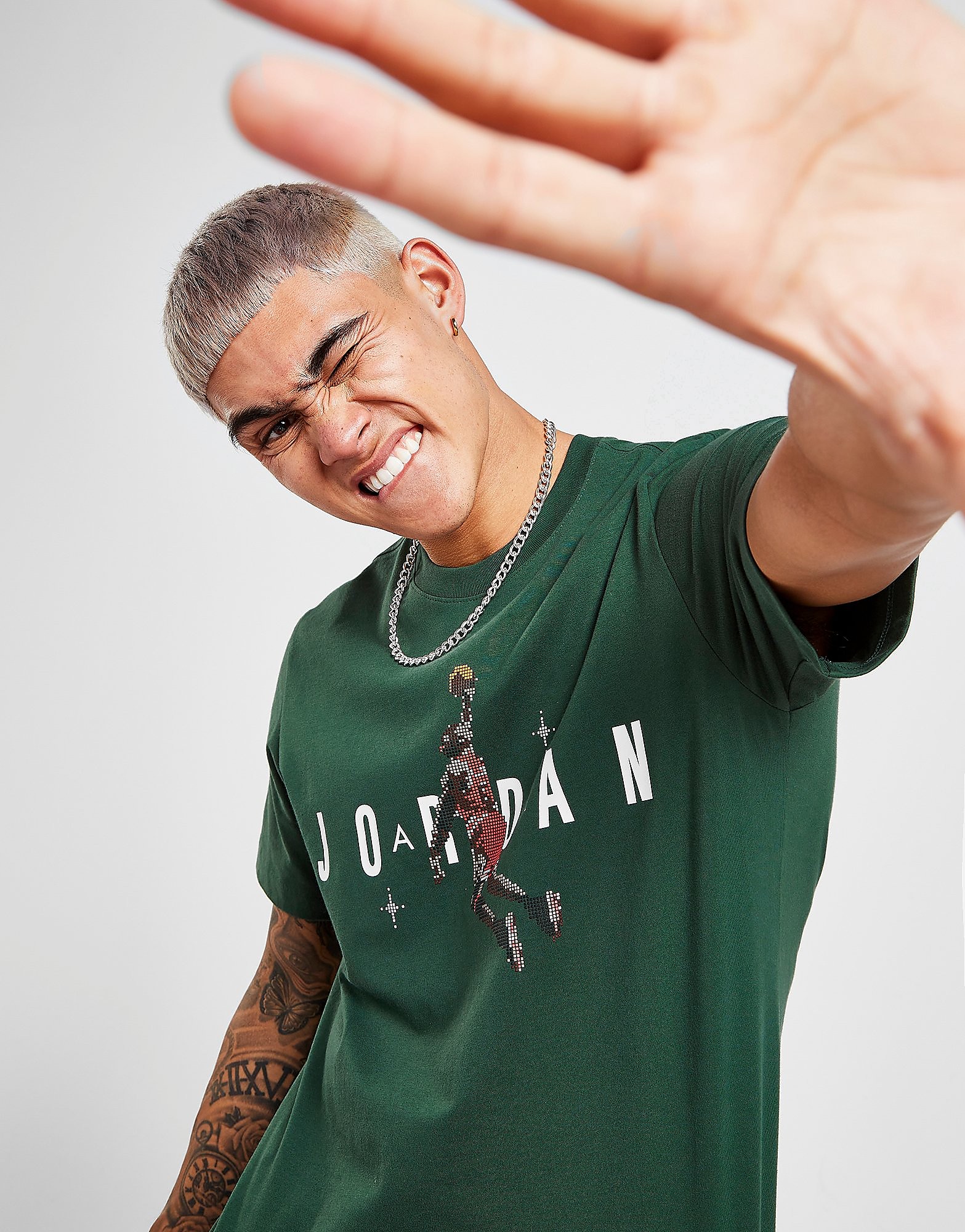 

Jordan Holiday Graphic T-Shirt - Green - Mens, Green