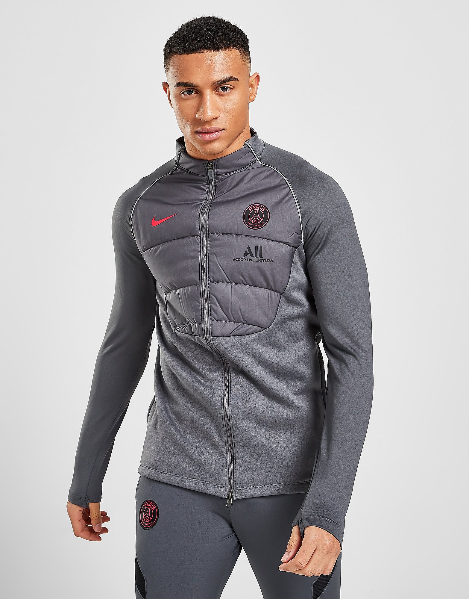 

Nike Paris Saint Germain Winter Warrior Drill Top - Grey - Mens, Grey