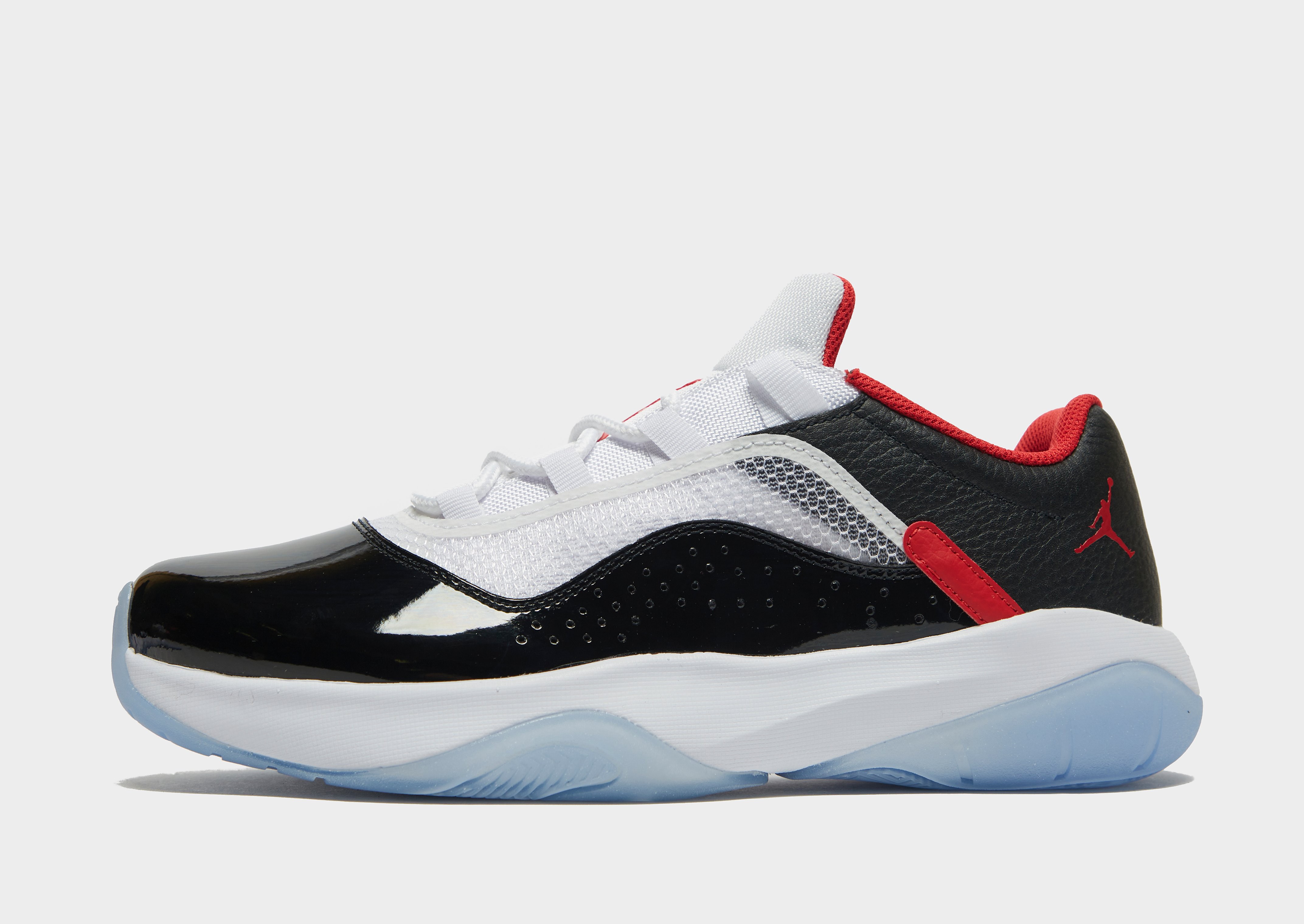 

Jordan Air 11 CMFT Low - White/Black/University Red - Mens, White/Black/University Red
