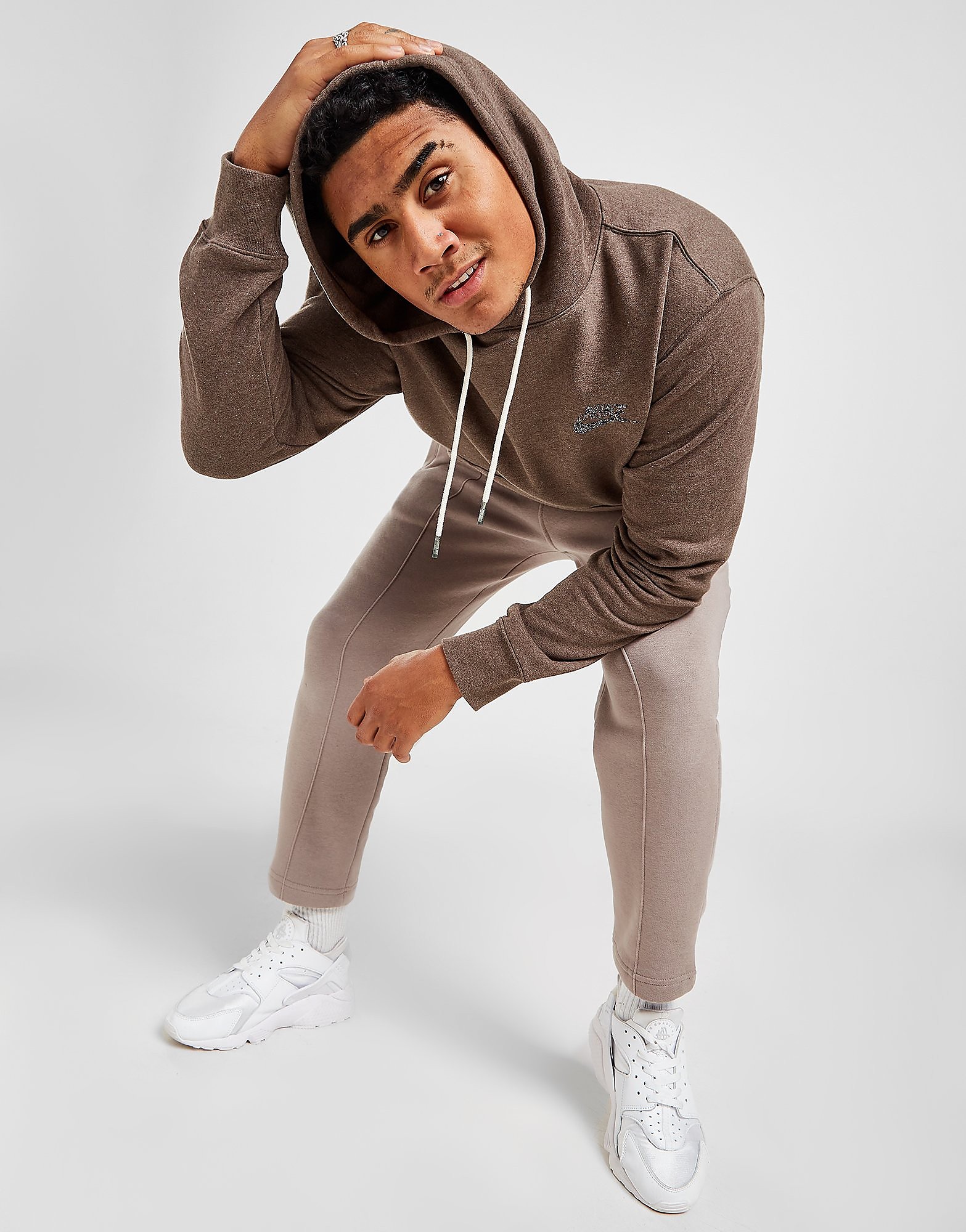 

Nike Sport Essentials Revival Hoodie - Ironstone/Multi-Colour - Mens, Ironstone/Multi-Colour