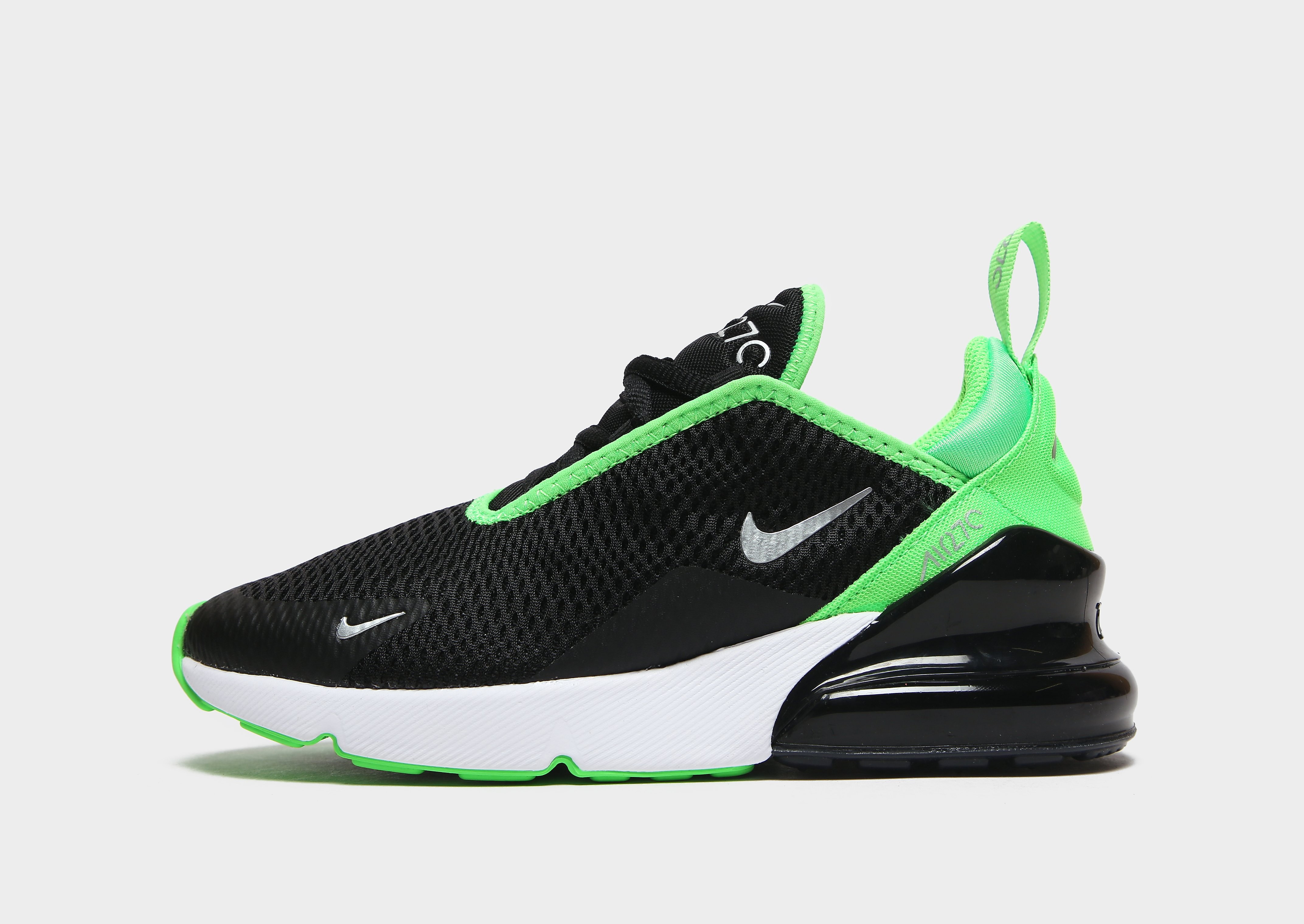 

Nike Air Max 270 Children - Black/Green Strike/White/Chrome - Kids, Black/Green Strike/White/Chrome