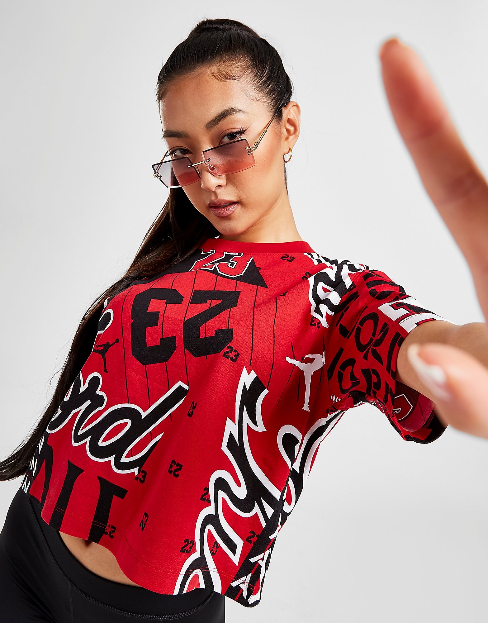 

Jordan Heritage T-Shirt - RED - Womens, RED