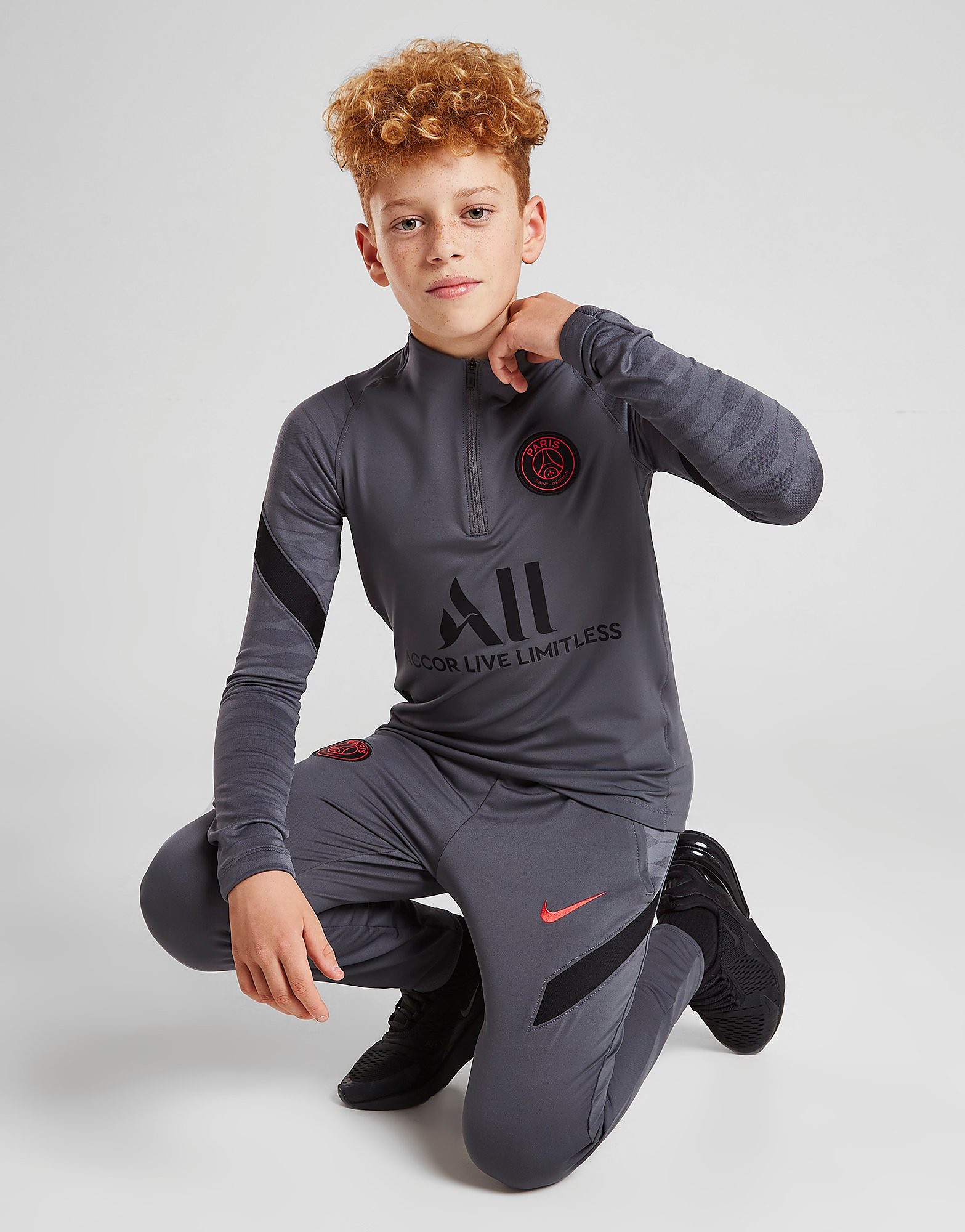 

Nike Paris Saint Germain Strike Drill Top Junior - Grey - Kids, Grey