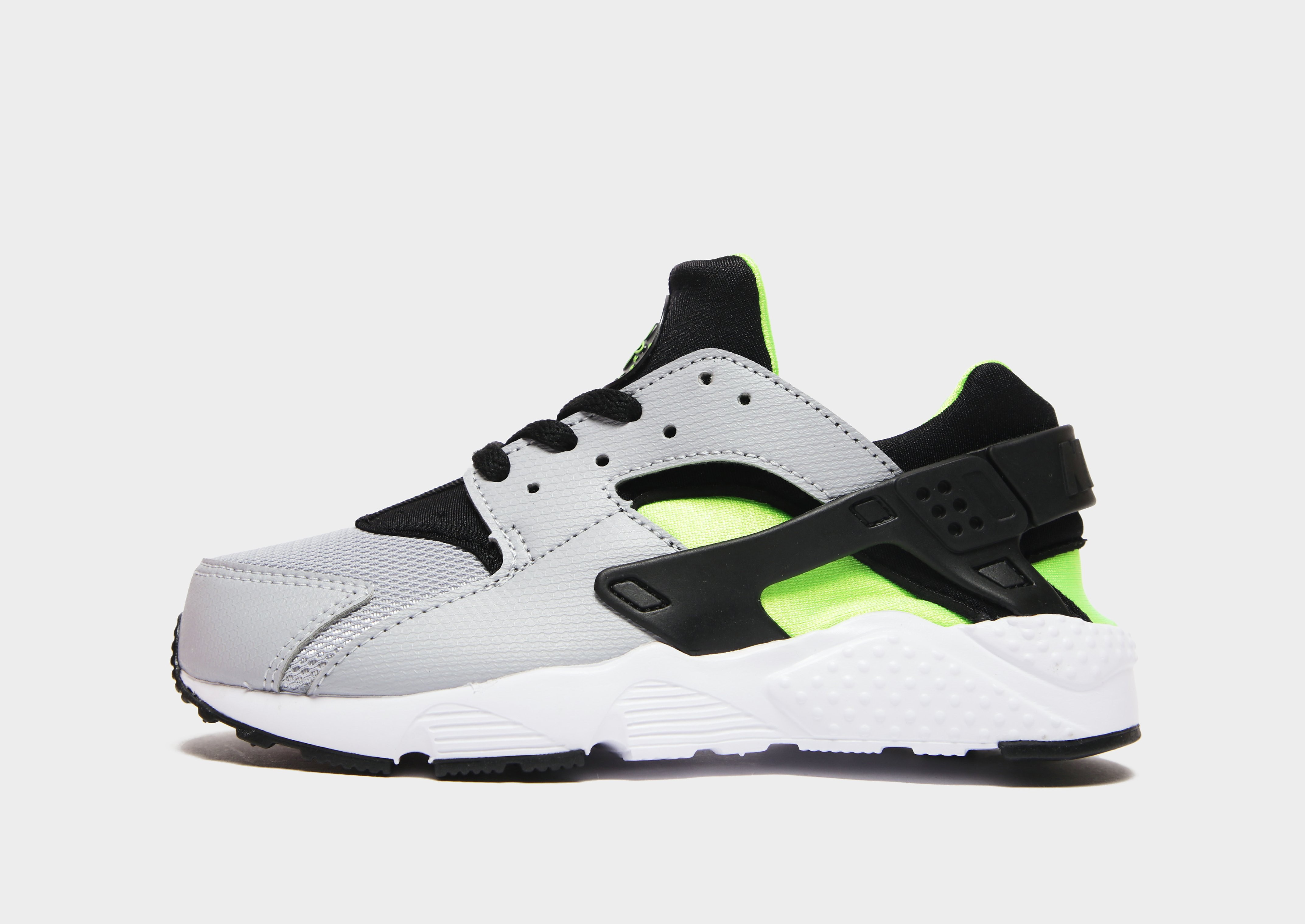 

Nike Air Huarache Children - Wolf Grey/Electric Green/White/Black - Kids, Wolf Grey/Electric Green/White/Black