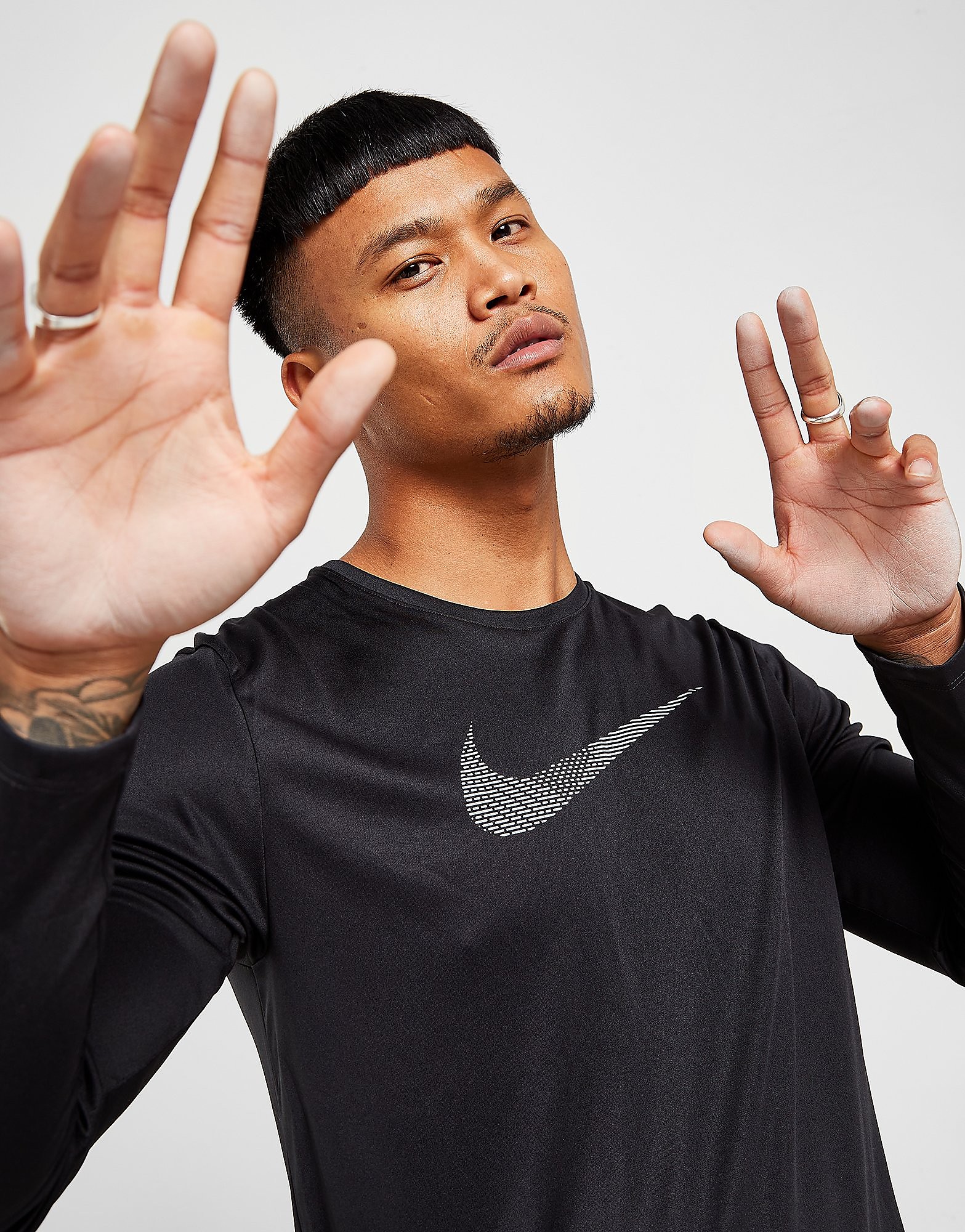 

Nike Run Division Flash Long Sleeve Top - Black - Mens, Black