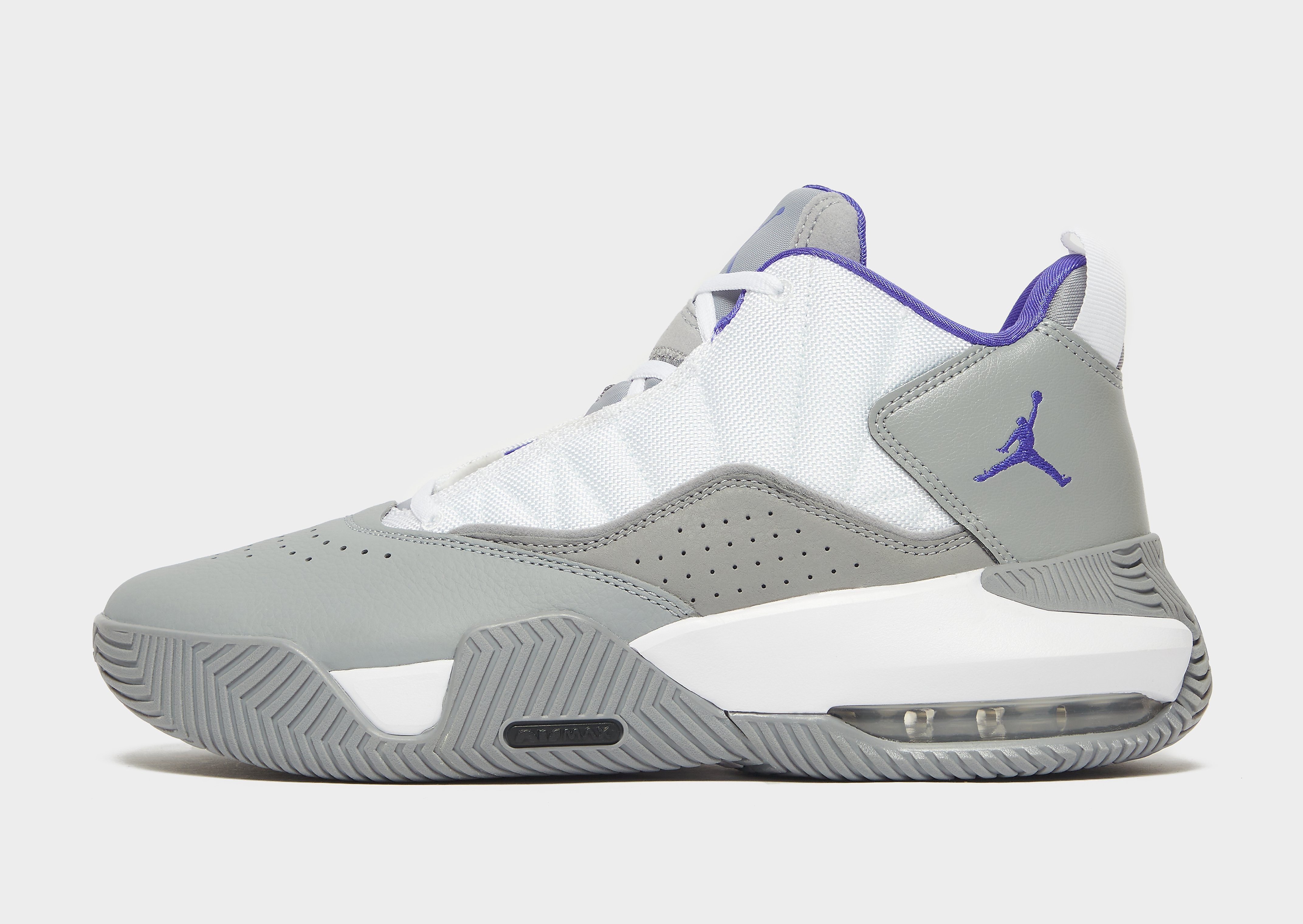

Jordan Stay Loyal - White/Particle Grey/Indigo Burst - Mens, White/Particle Grey/Indigo Burst