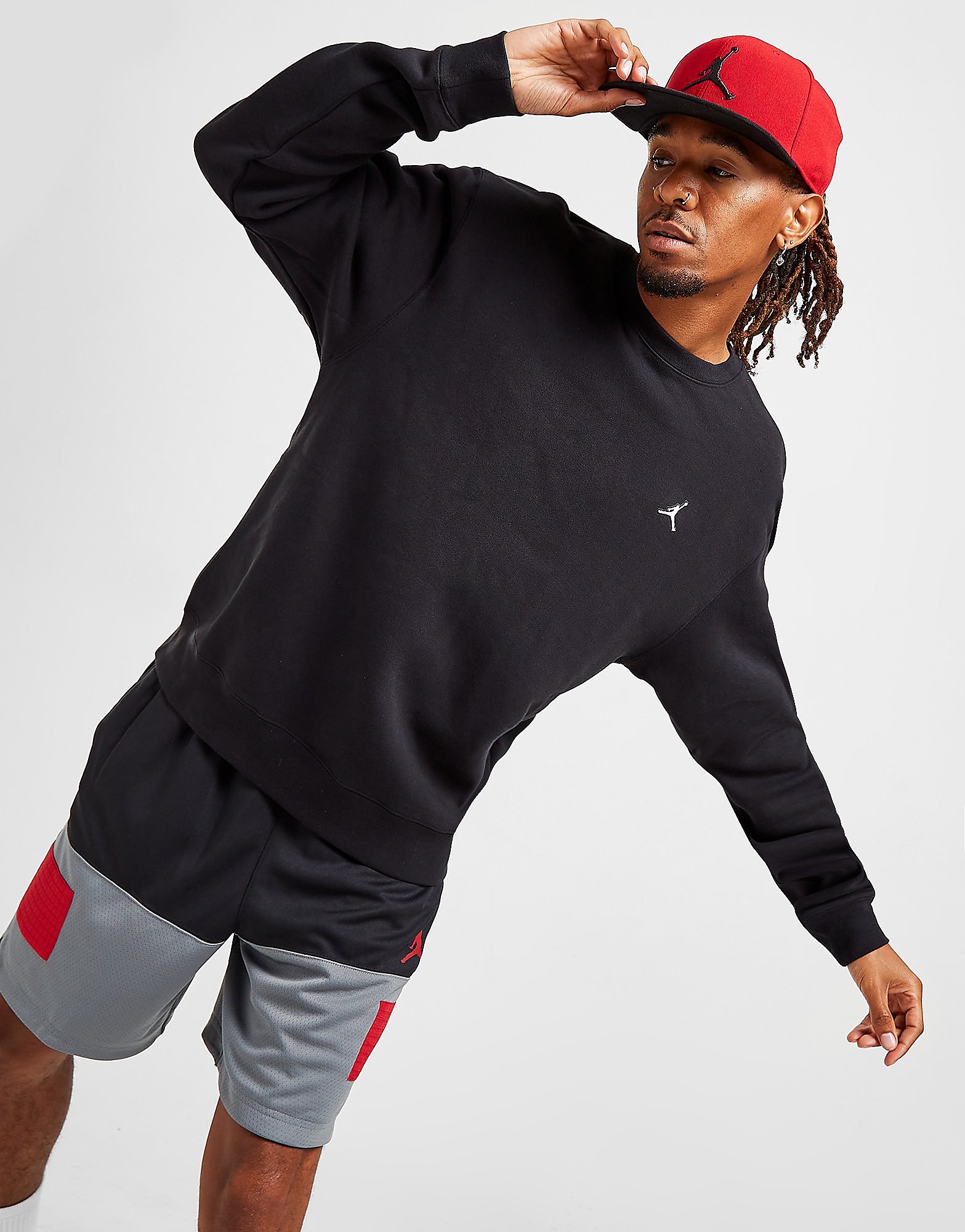 

Jordan Essential Crew Sweatshirt - Black - Mens, Black