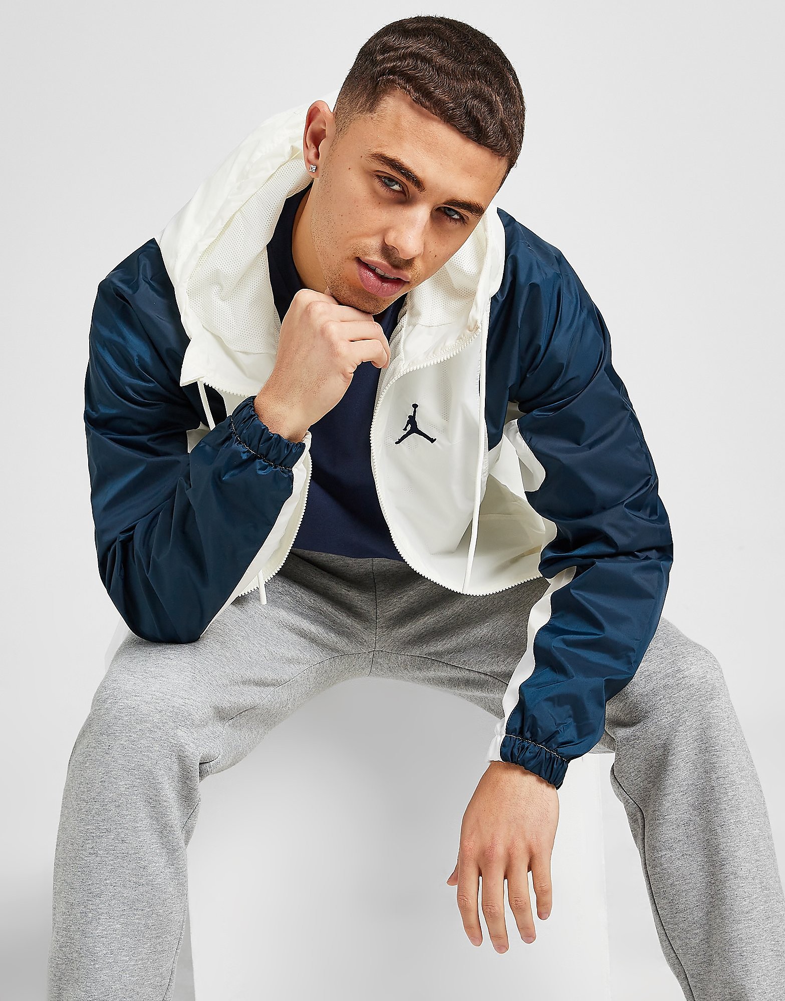 

Jordan Essential Woven Jacket - White - Mens, White