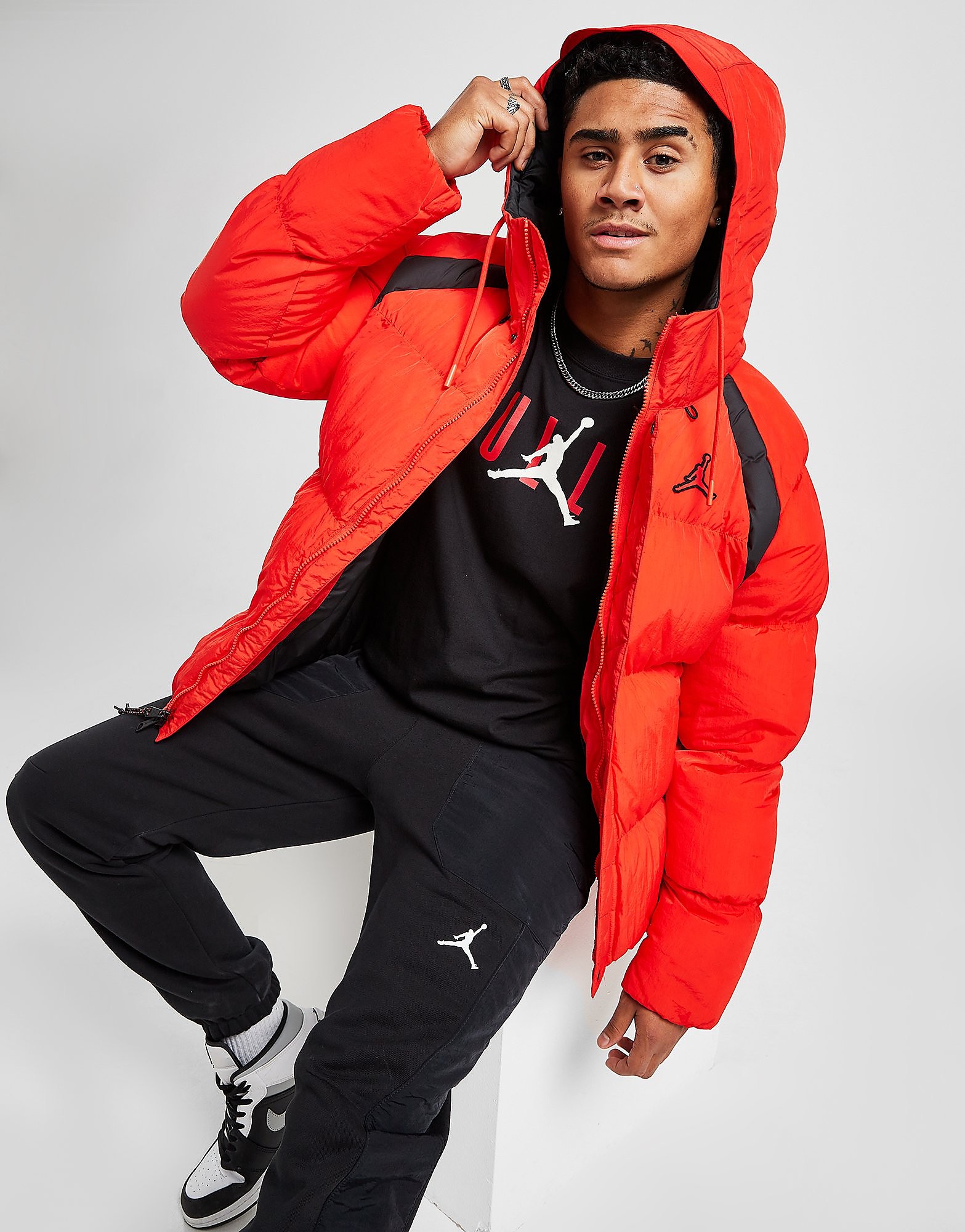Jordan Essential Padded Jacket - Red - Mens, Red