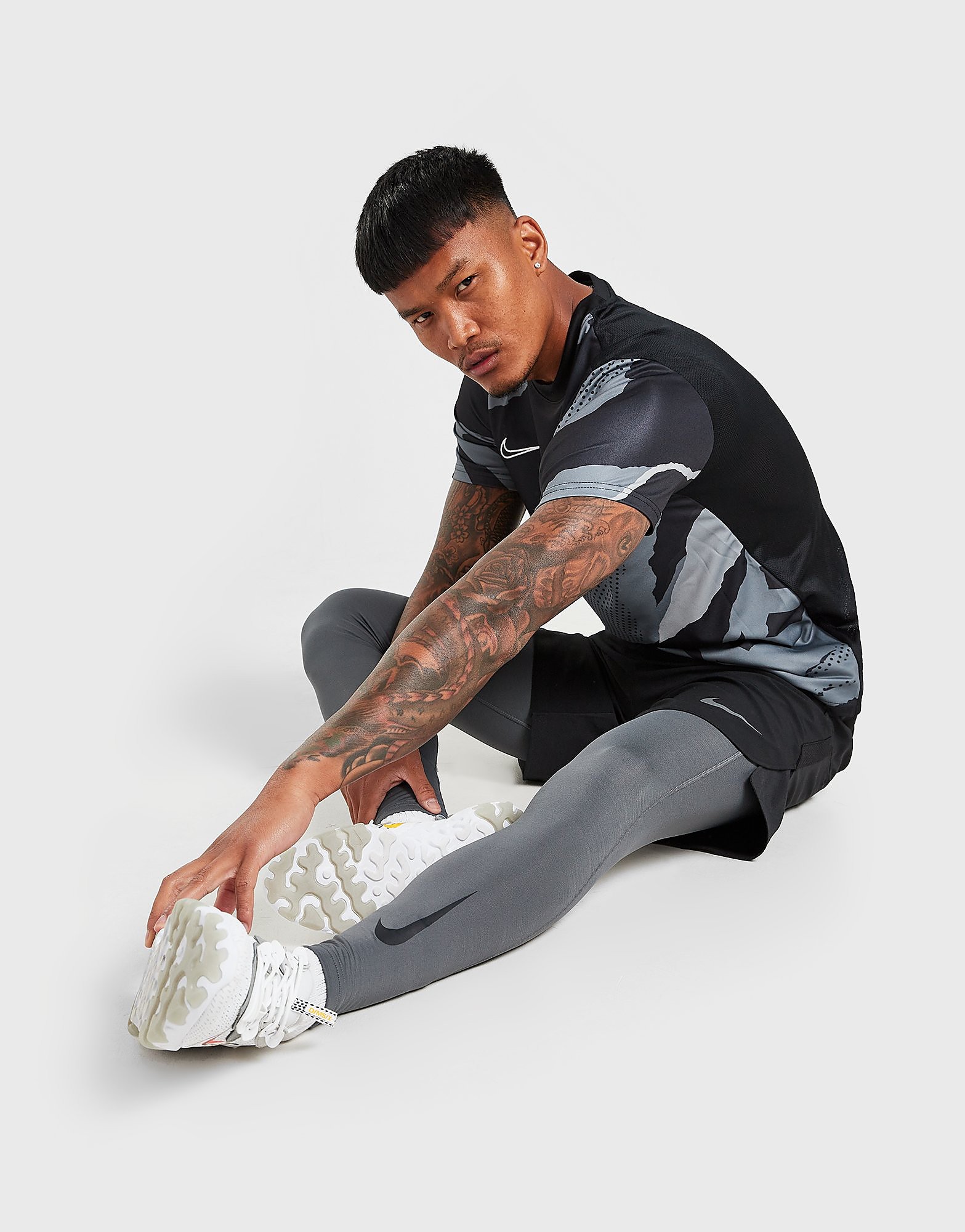 

Nike Pro Warm Tights - Iron Grey/Iron Grey/Black - Mens, Iron Grey/Iron Grey/Black