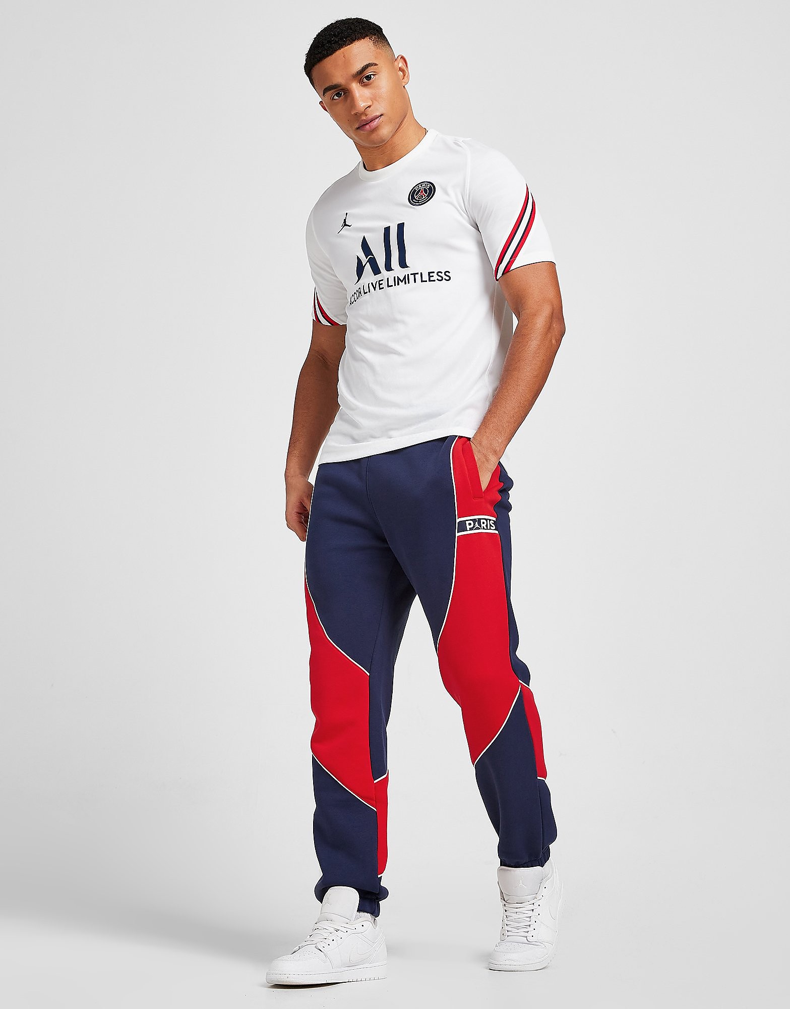 

Jordan x Paris Saint Germain Fleece Joggers - Blue - Mens, Blue