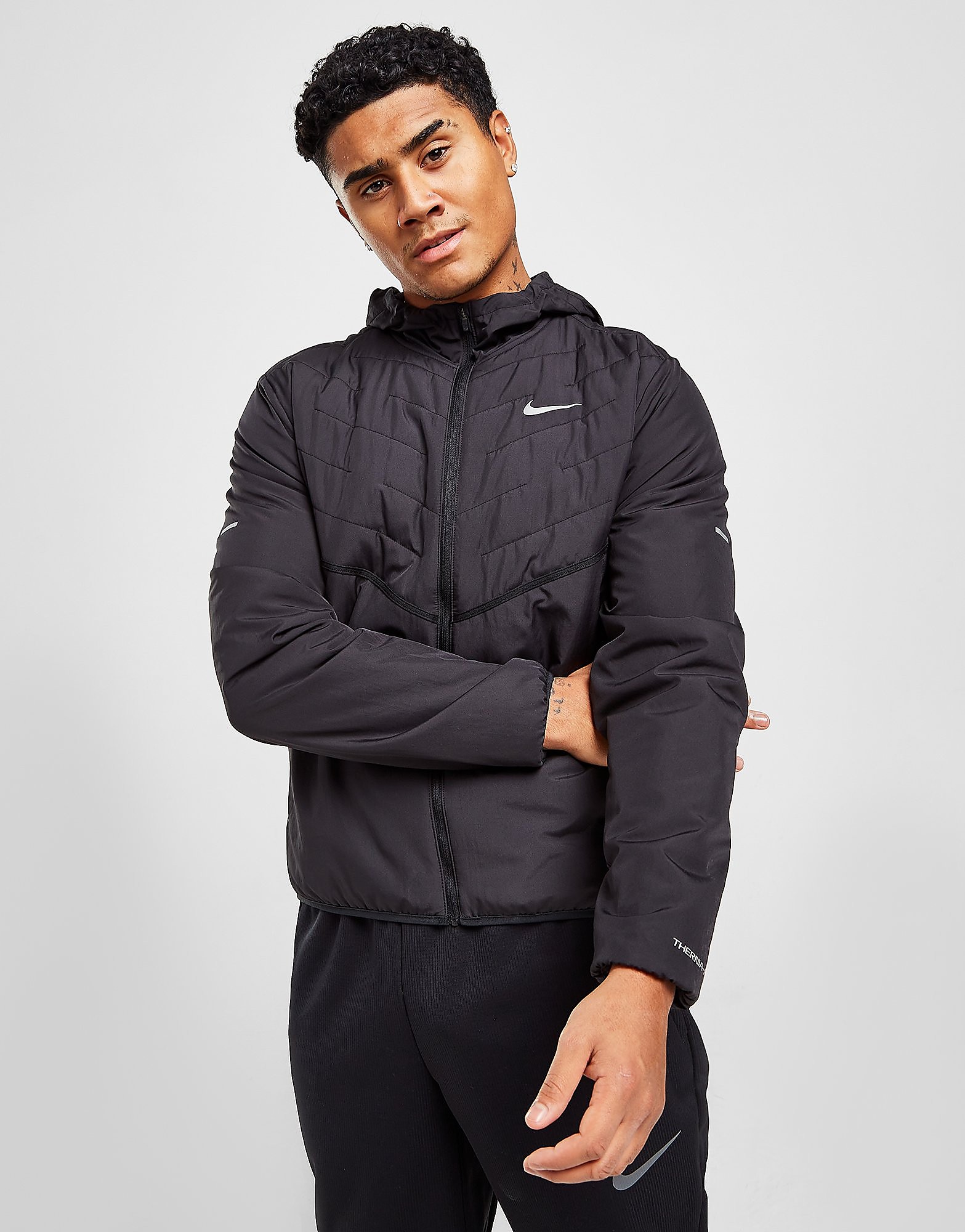 

Nike Aerolayer Synthetic Jacket - Black - Mens, Black