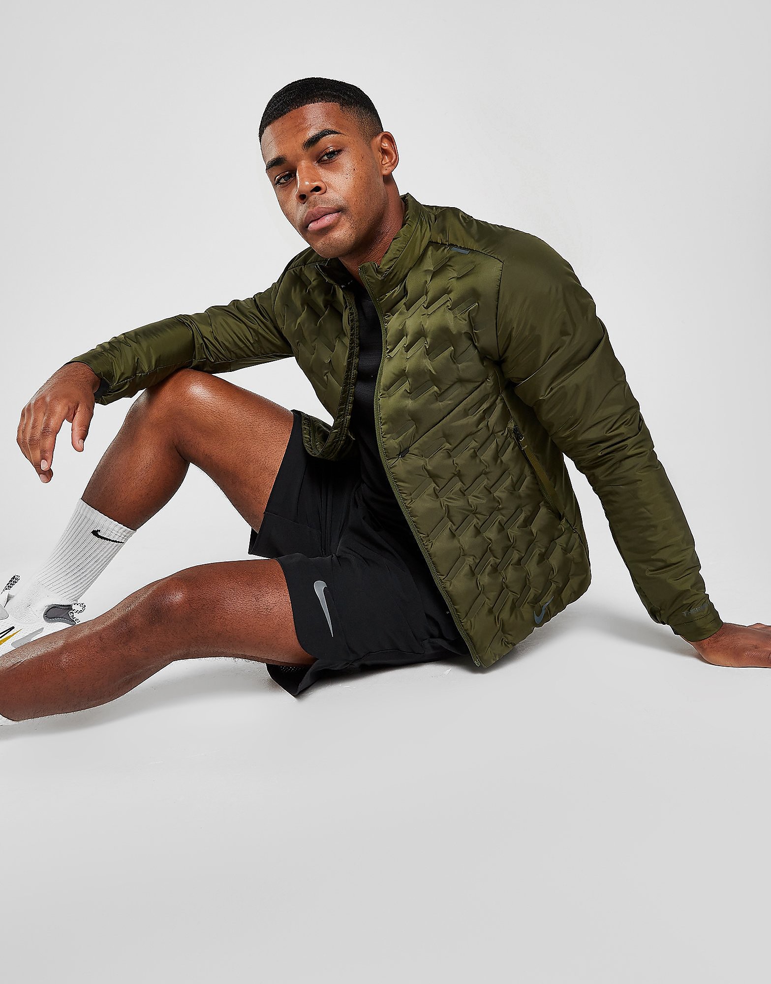 

Nike Running Aeroloft Down Jacket - Rough Green - Mens, Rough Green