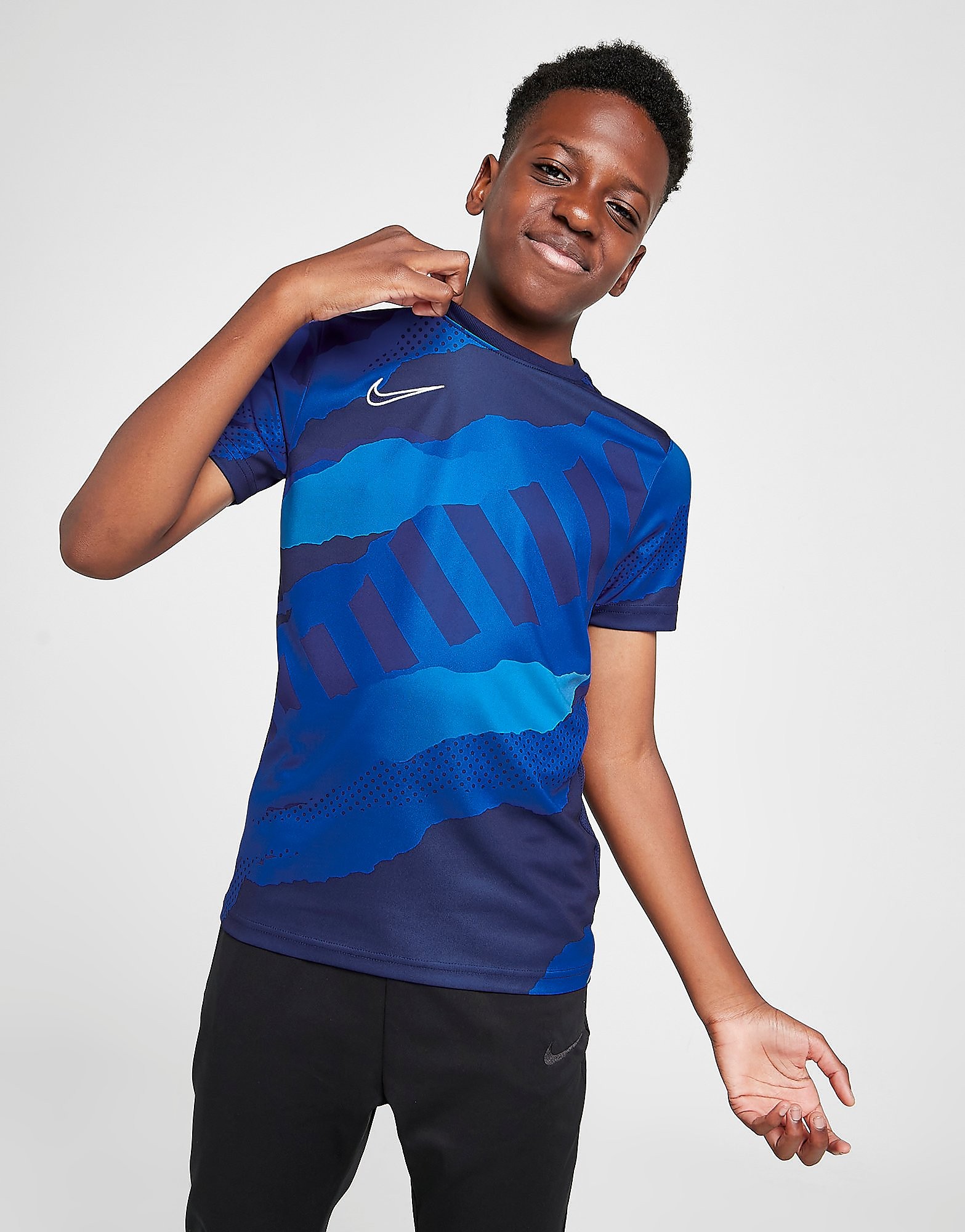 

Nike Graphic All Over Print T-Shirt Junior - Blue - Kids, Blue