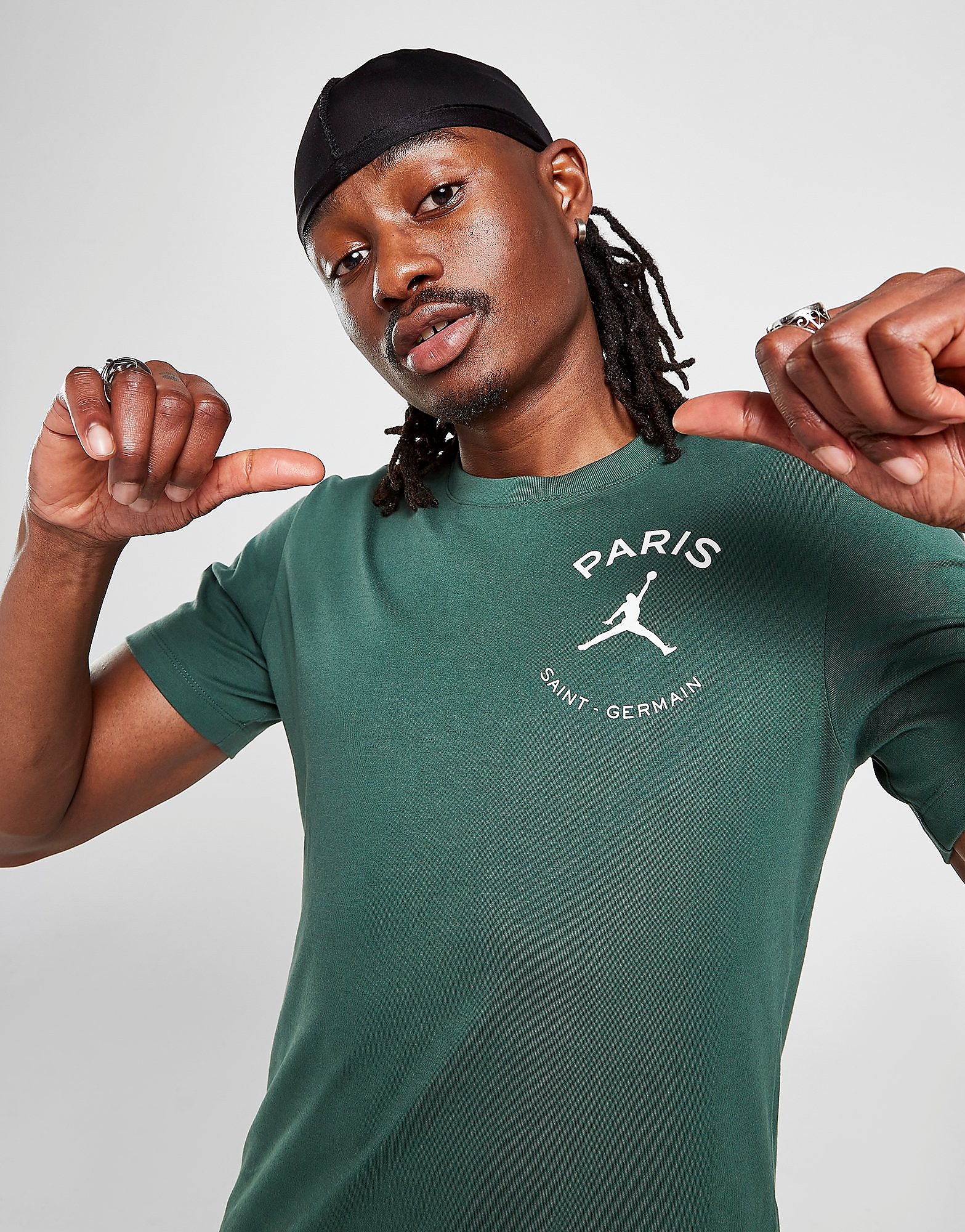 

Jordan Paris Saint Germain Logo T-Shirt - Green - Mens, Green