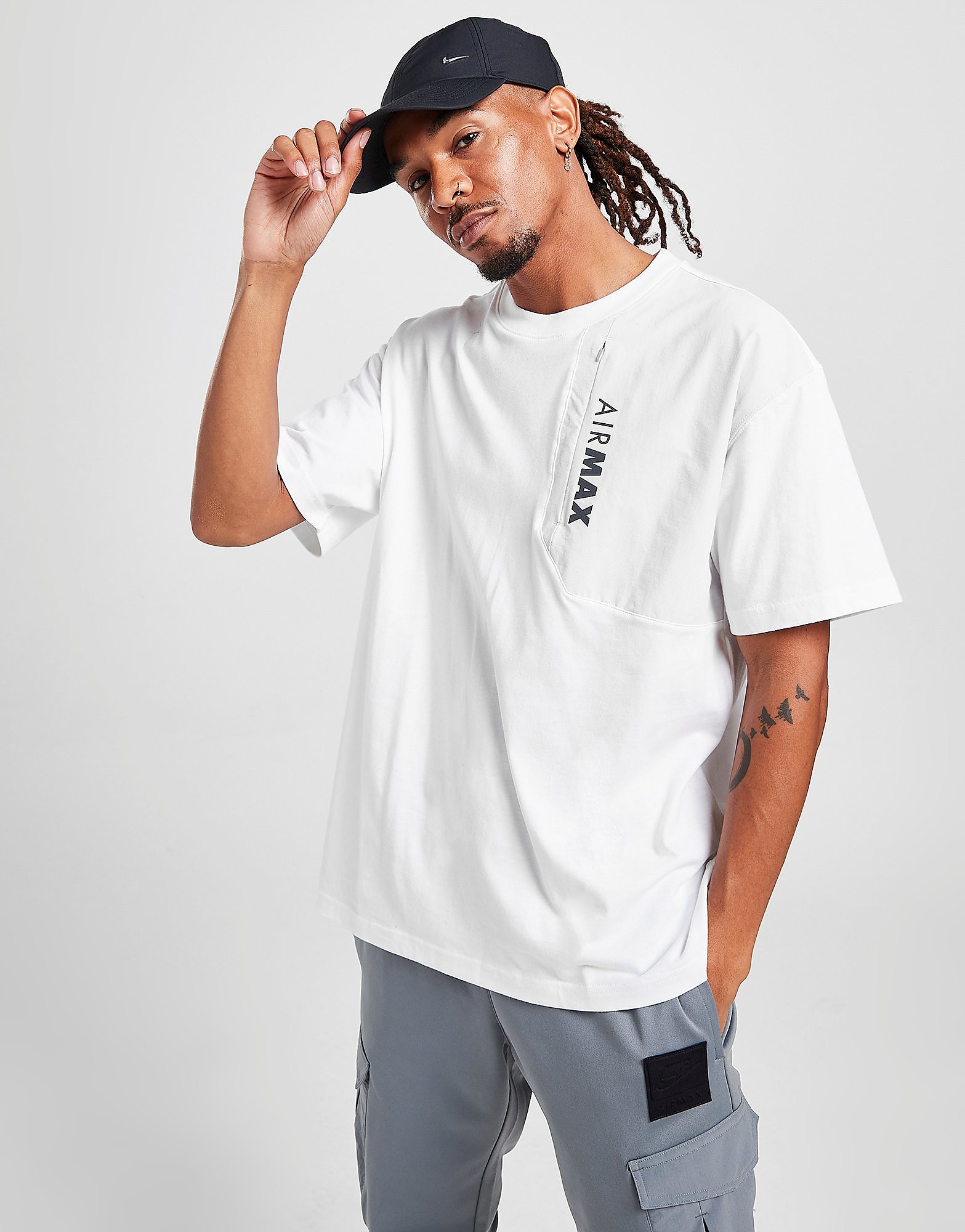 

Nike Air Max 90 T-Shirt - Only at JD - White - Mens, White