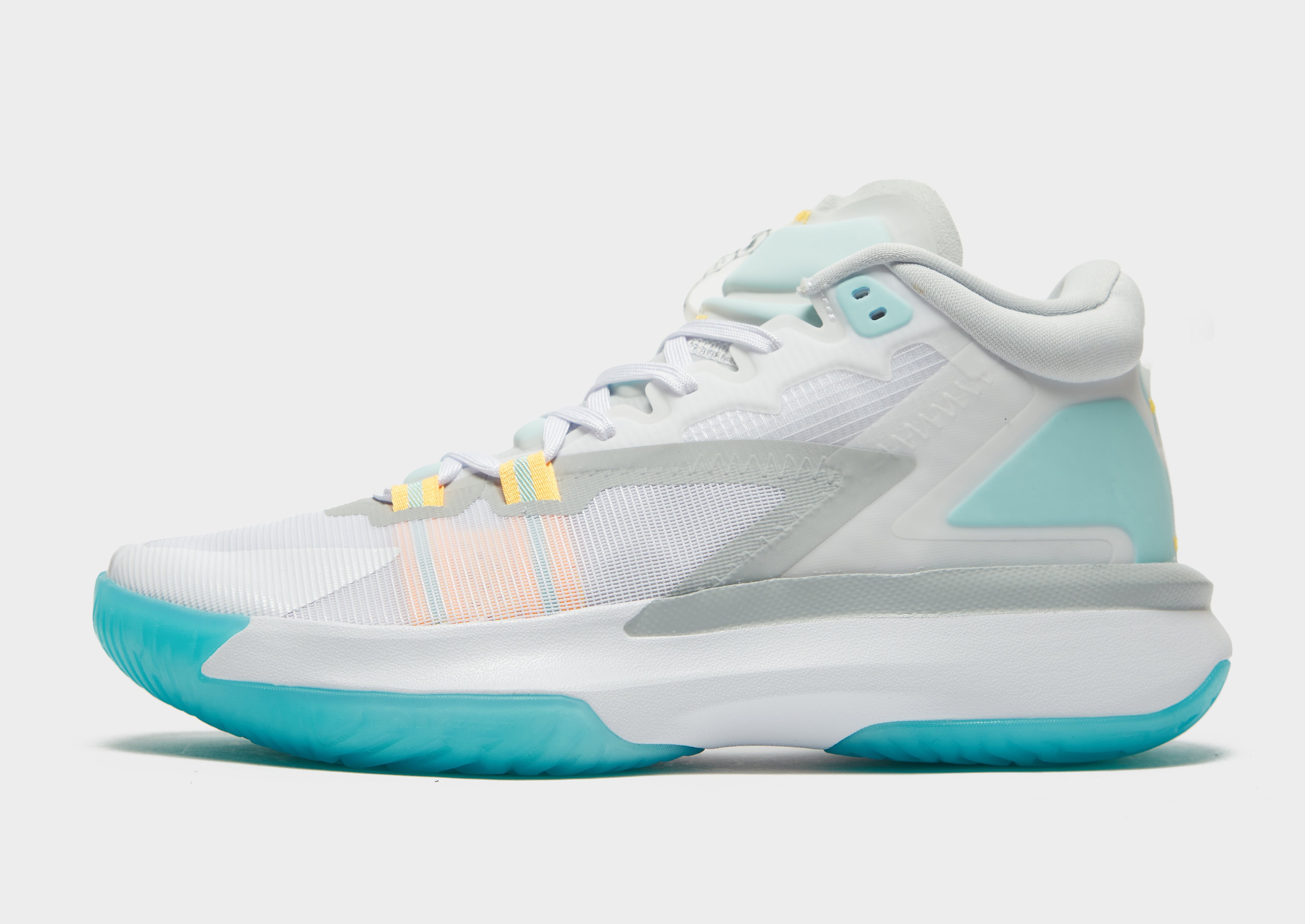 

Jordan Zion 1 - White/Laser Orange/Dynamic Turquoise/Black - Mens, White/Laser Orange/Dynamic Turquoise/Black