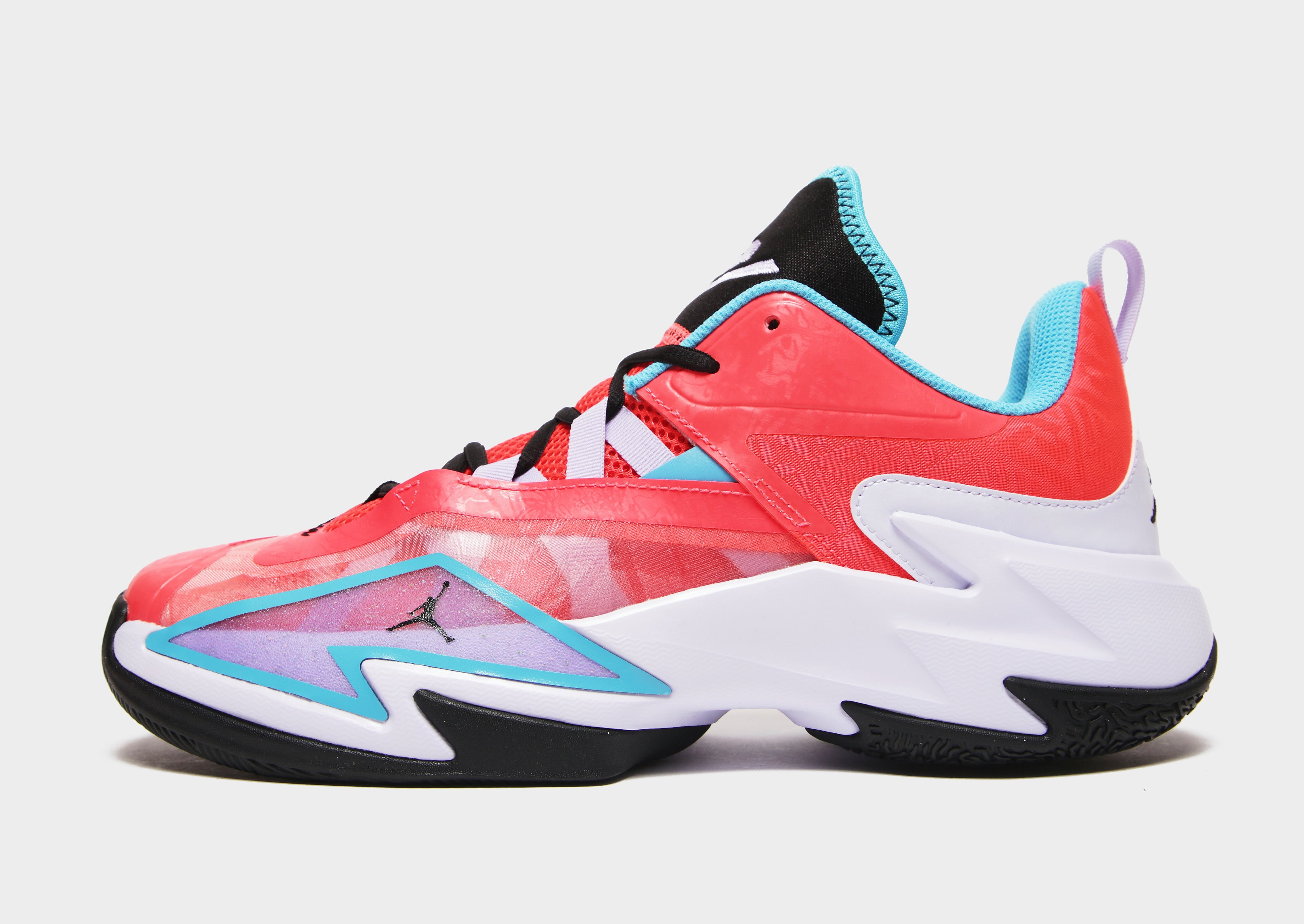 

Jordan One Take 3 - Bright Crimson/Chlorine Blue/Purple Agate/Black - Mens, Bright Crimson/Chlorine Blue/Purple Agate/Black