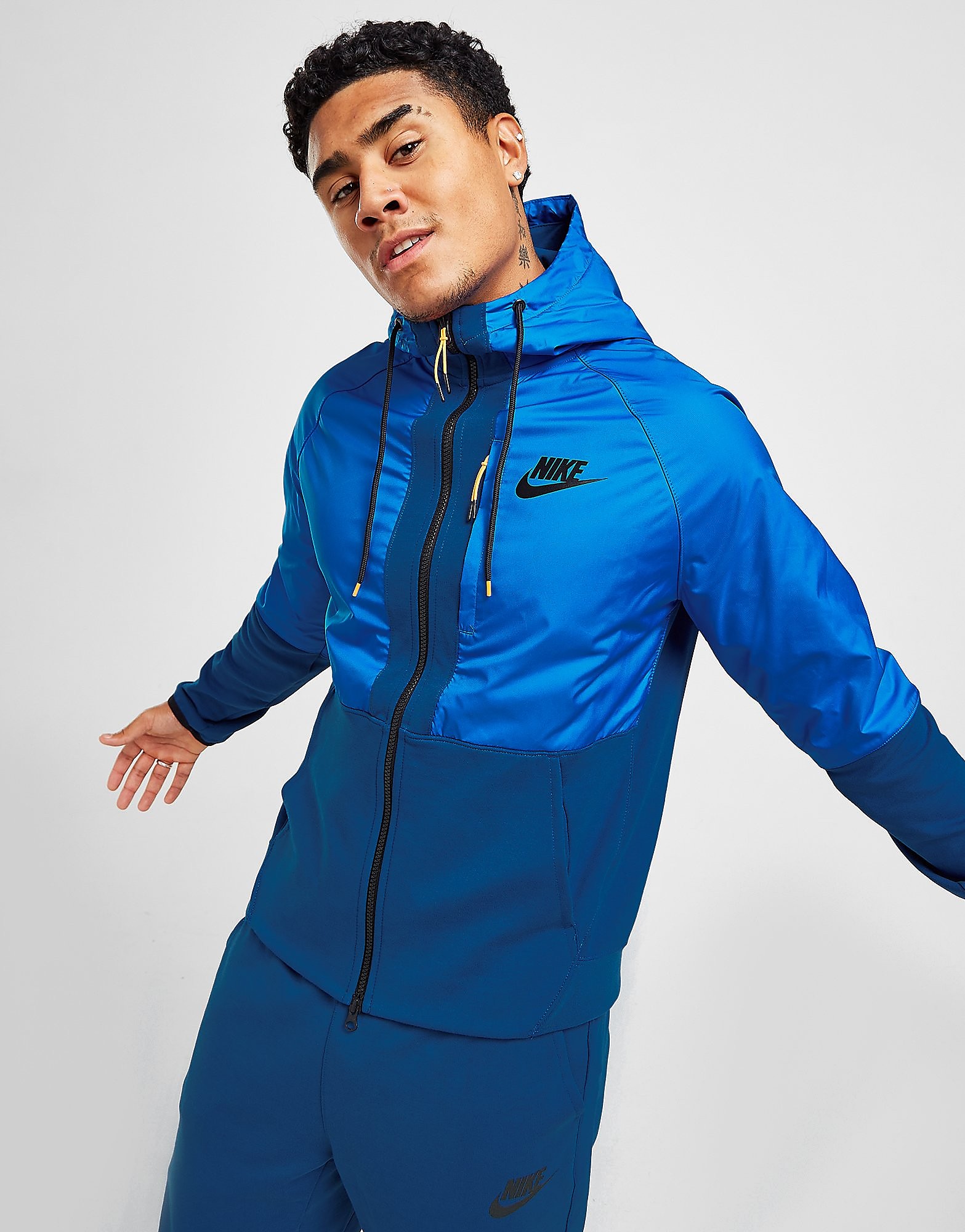 

Nike Tech Essentials Hoodie - Blue - Mens, Blue
