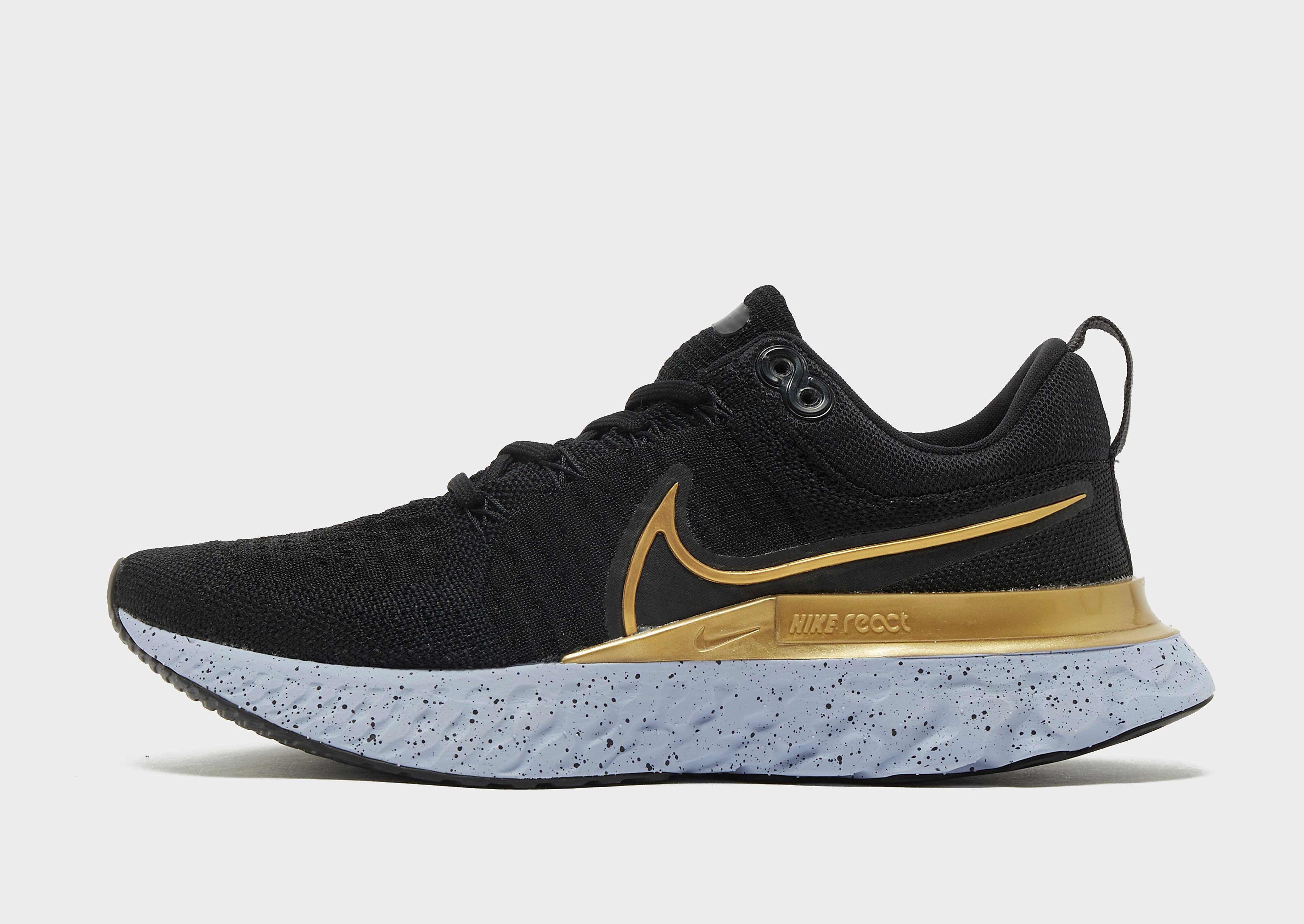 

Nike React Infinity Run Flyknit 2 Women's - Black/Ghost/Dark Smoke Grey/Metallic Gold, Black/Ghost/Dark Smoke Grey/Metallic Gold