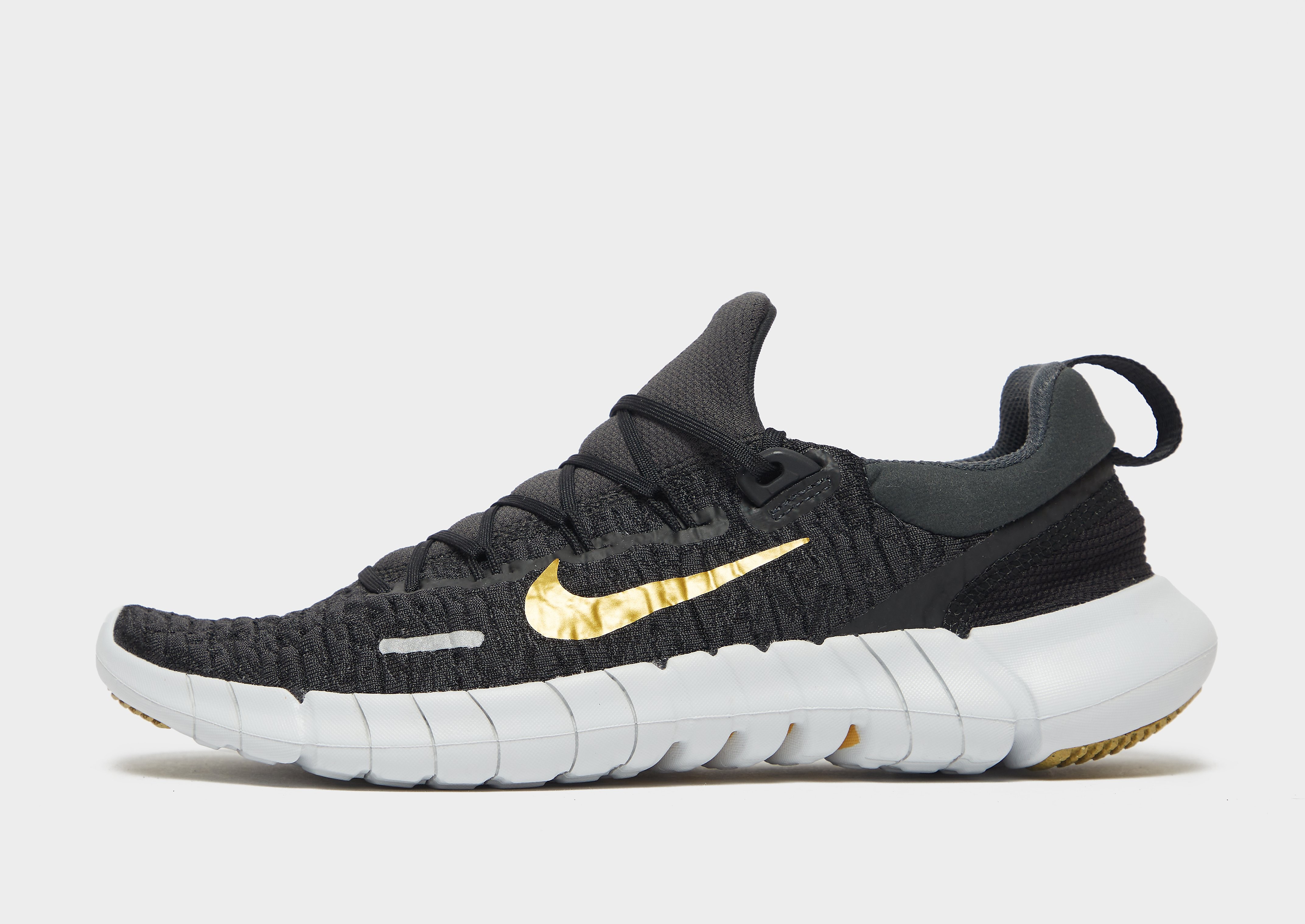 Nike Free Run 5.0 Women's - Dark Smoke Grey/Black/Metallic Gold Coin/Black, Dark Smoke Grey/Black/Metallic Gold Coin/Black