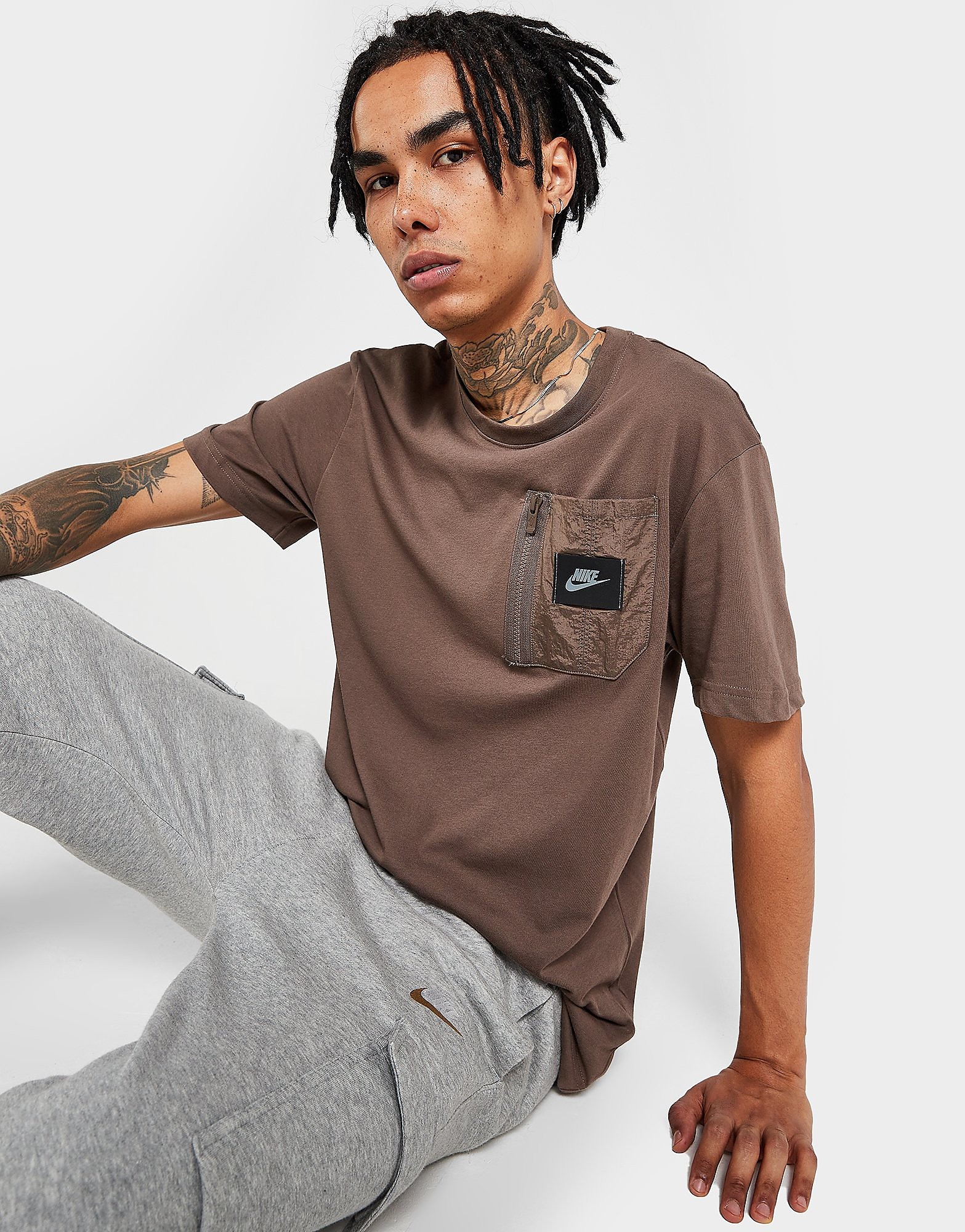 

Nike Utility T-Shirt - Ironstone/Ironstone - Mens, Ironstone/Ironstone