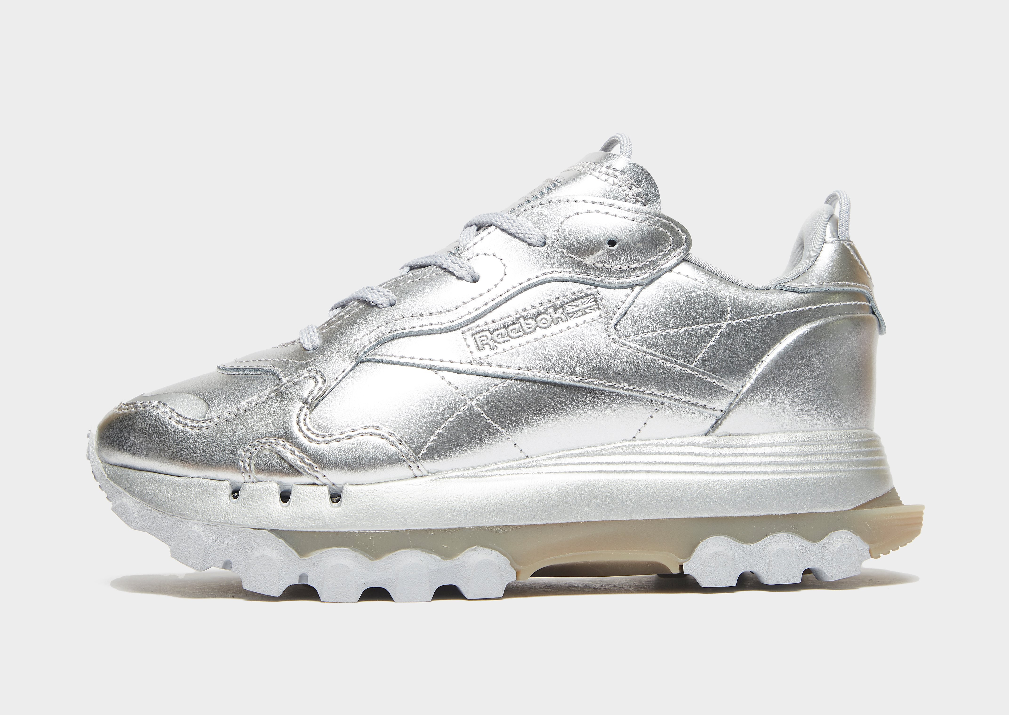 

Reebok Classic Leather Cardi Women's - Silver Metallic / Silver Metallic / Pewter, Silver Metallic / Silver Metallic / Pewter