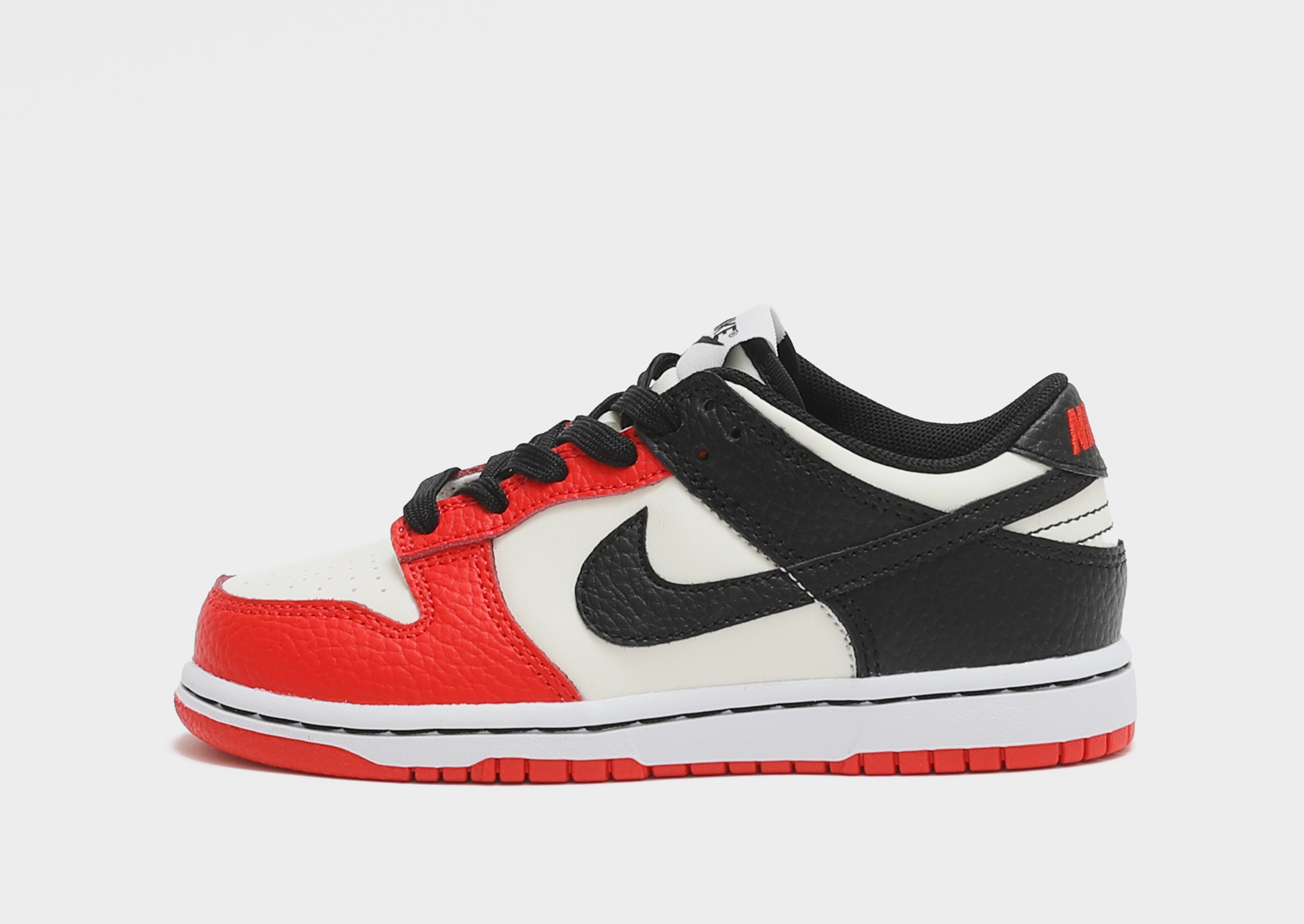 Nike Dunk Low Children - White/Red/Black - Kids, White/Red/Black