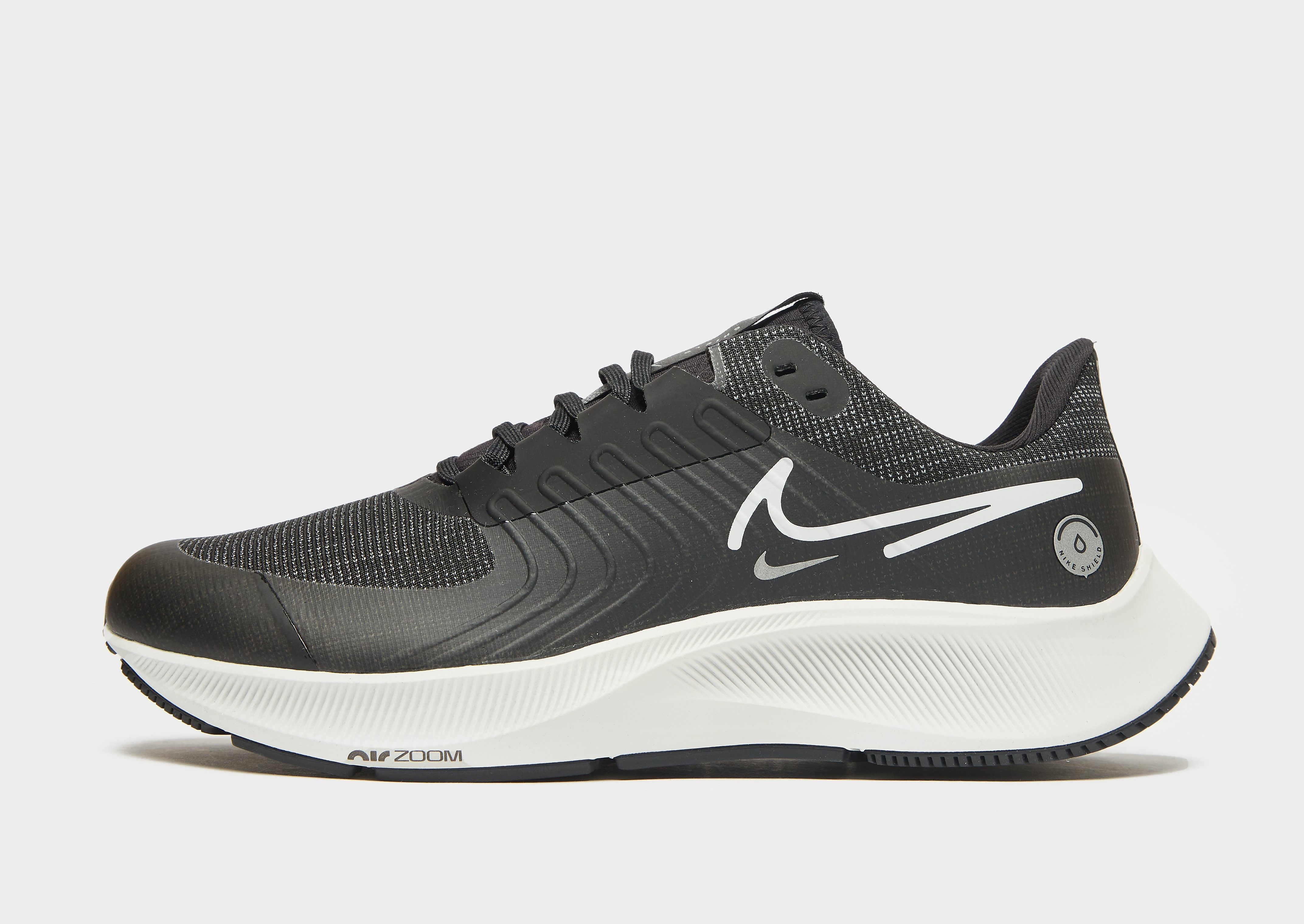 

Nike Pegasus 38 Shield - Black/Dark Smoke Grey/Light Smoke Grey/Platinum Tint - Mens, Black/Dark Smoke Grey/Light Smoke Grey/Platinum Tint