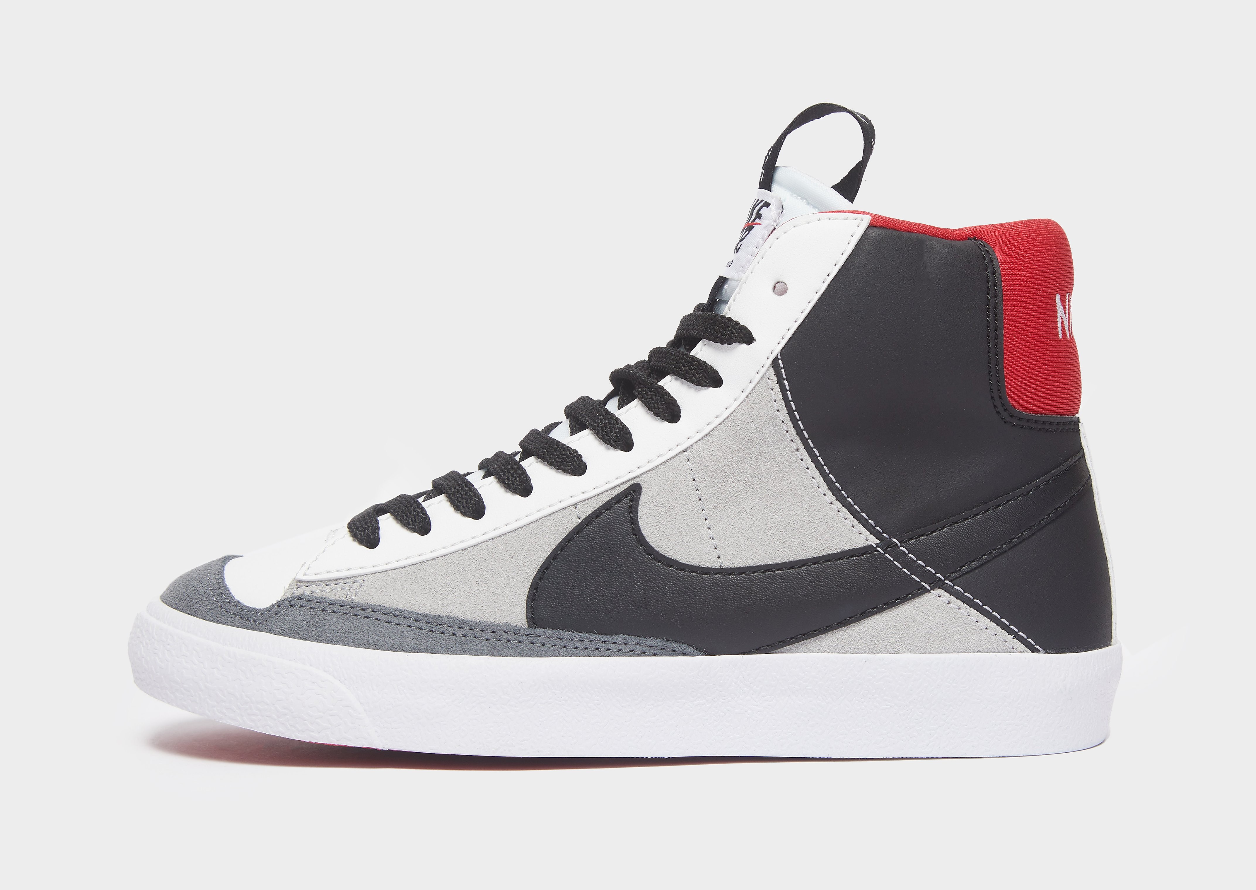 

Nike Blazer Mid '77 Junior - Summit White/University Red/Light Smoke Grey/Black - Kids, Summit White/University Red/Light Smoke Grey/Black