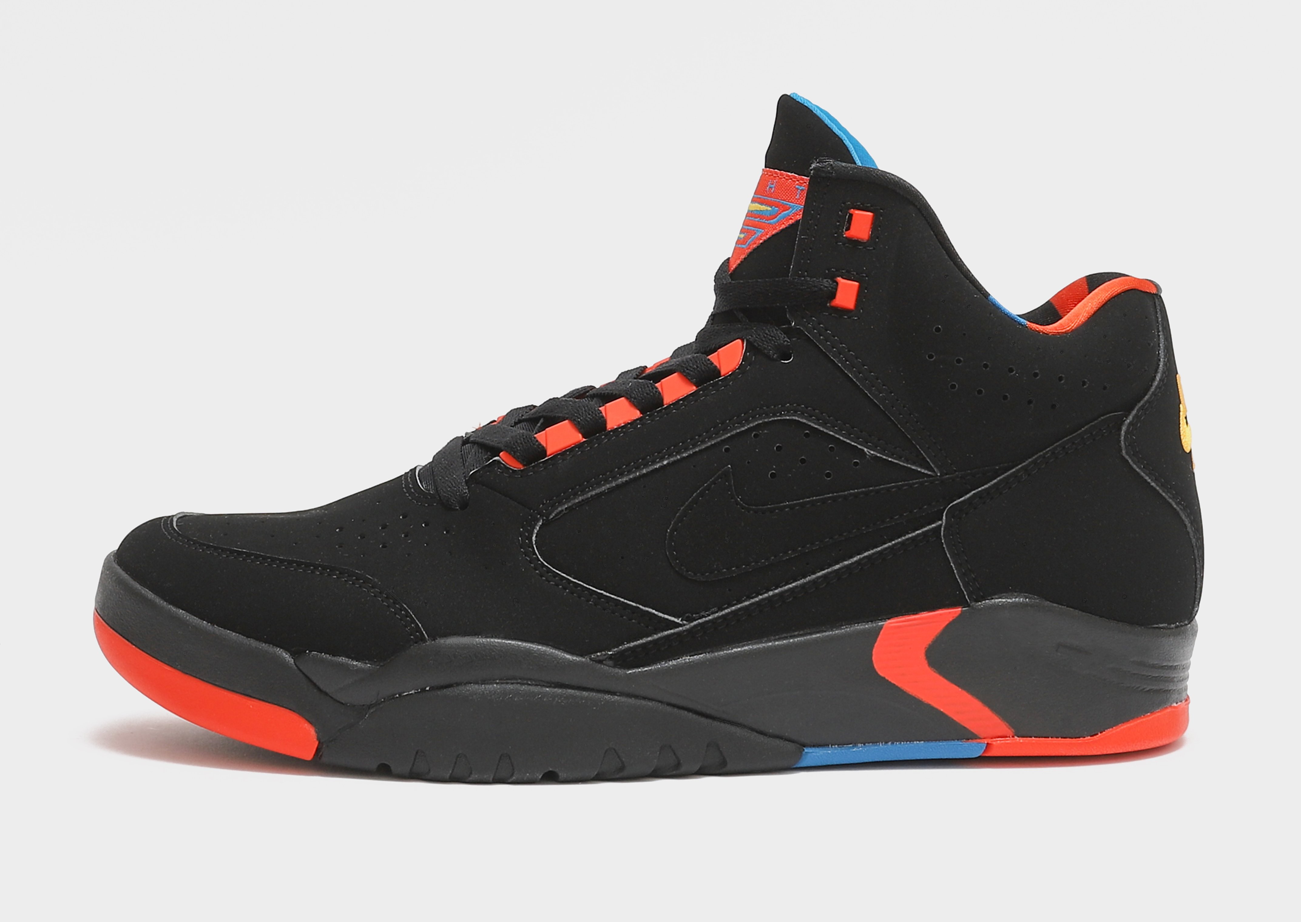 

Nike Air Flight Lite - Black/Team Orange/Imperial Blue/Black - Mens, Black/Team Orange/Imperial Blue/Black